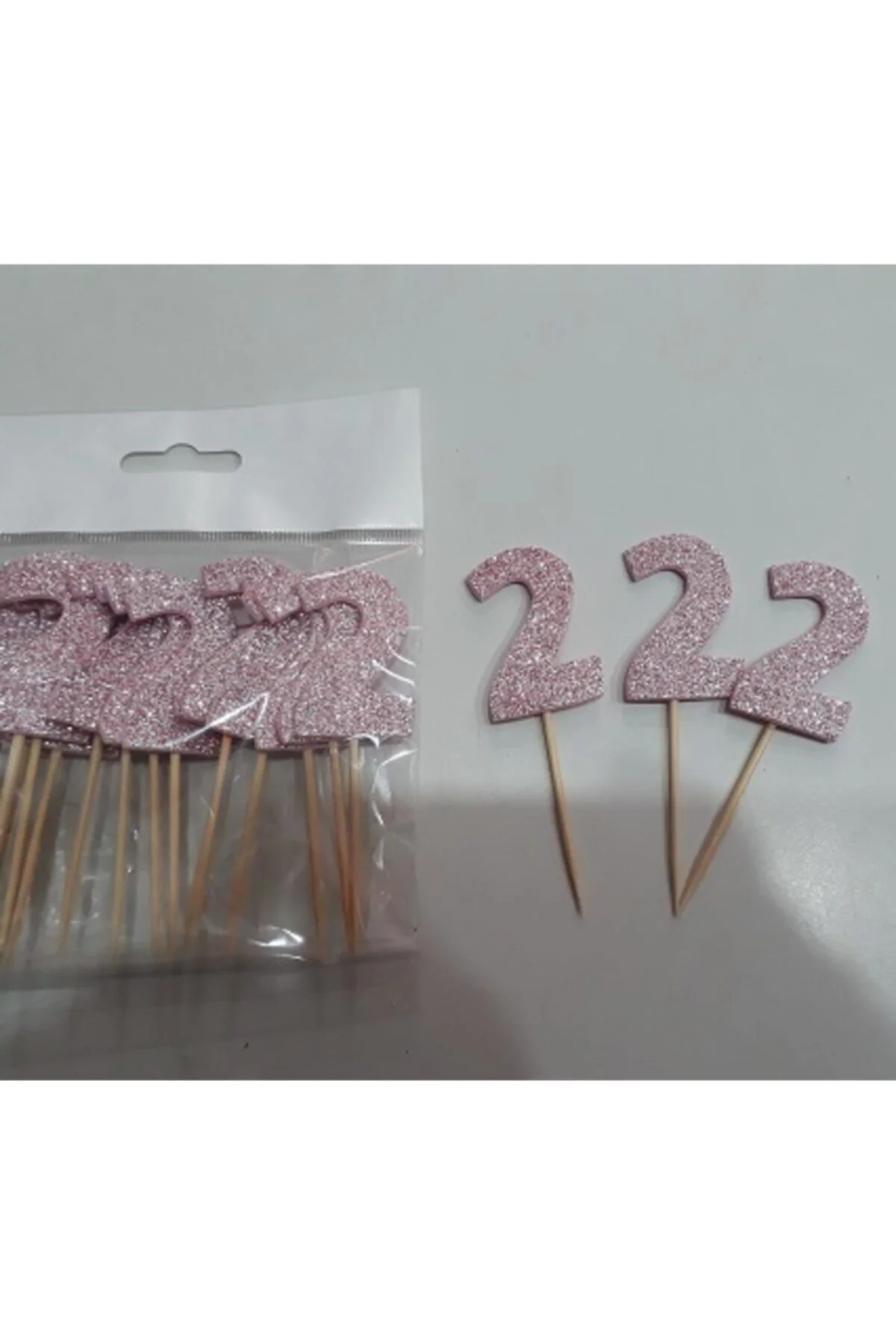 İki Yaş (2) Pasta Süsü ,kürdan 15 Adet