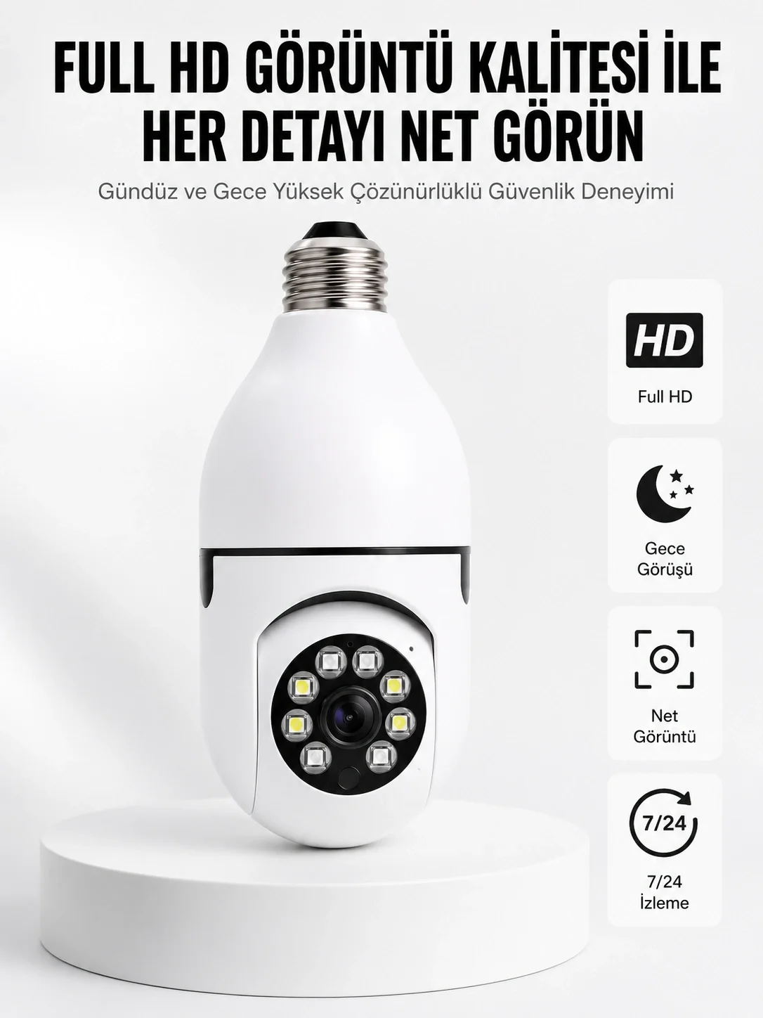 İki Yönlü Ses Destekli Full HD Akıllı Kamera Yeni Nesil