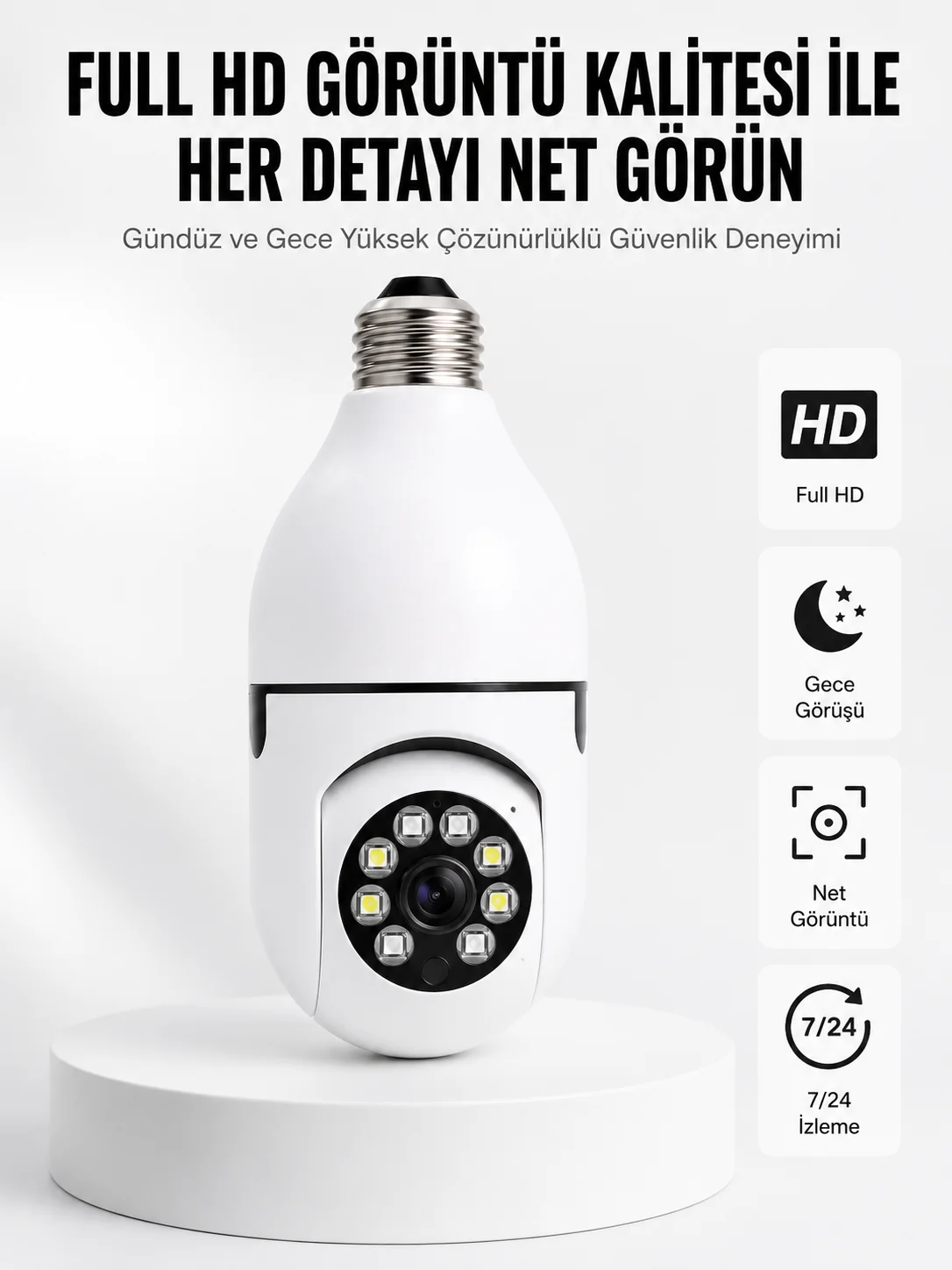 İki Yönlü Ses Destekli Full HD Akıllı Kamera Yeni Nesil