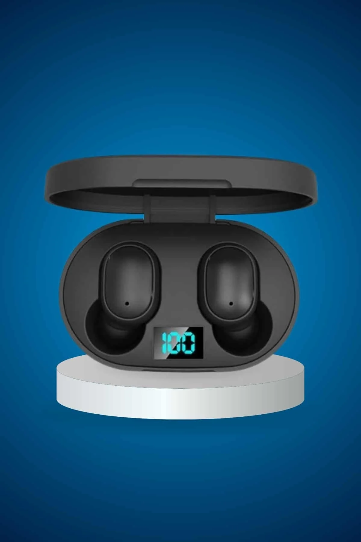 İkili Bluetooth Kulaklık Dijital Göstergeli Uzun Pil Ömrü Yüksek Ses Kaliteli