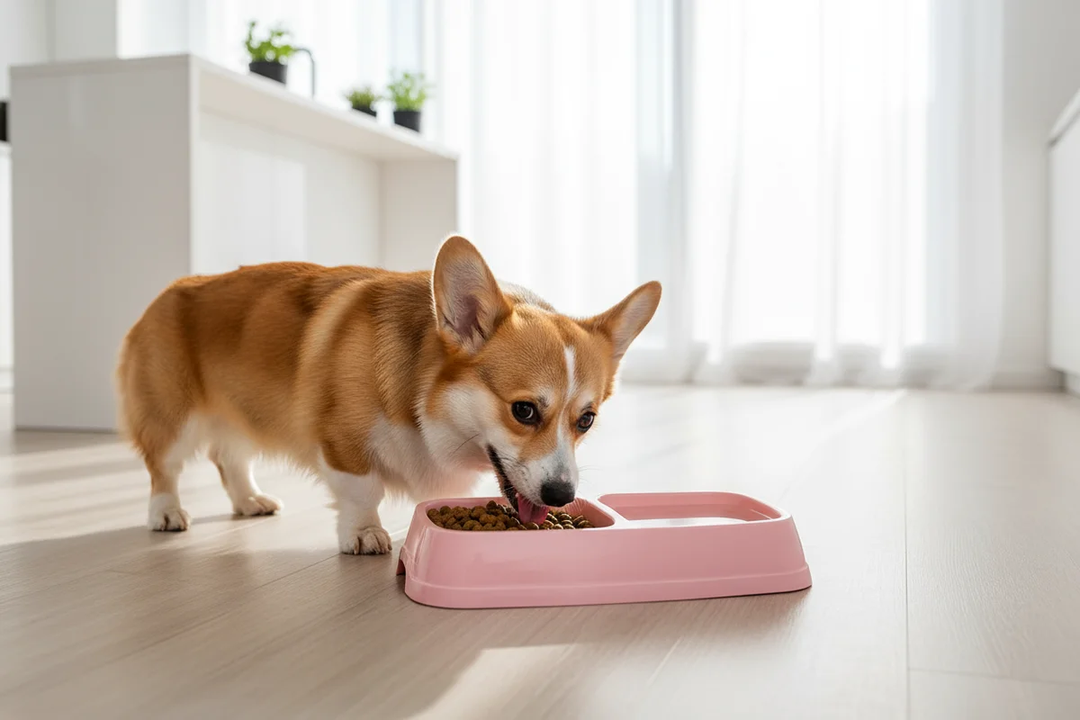 İkili Büyük Kedi Köpek Mama Kabı Ayrı Bölmeli Tasarım Pratik Besl