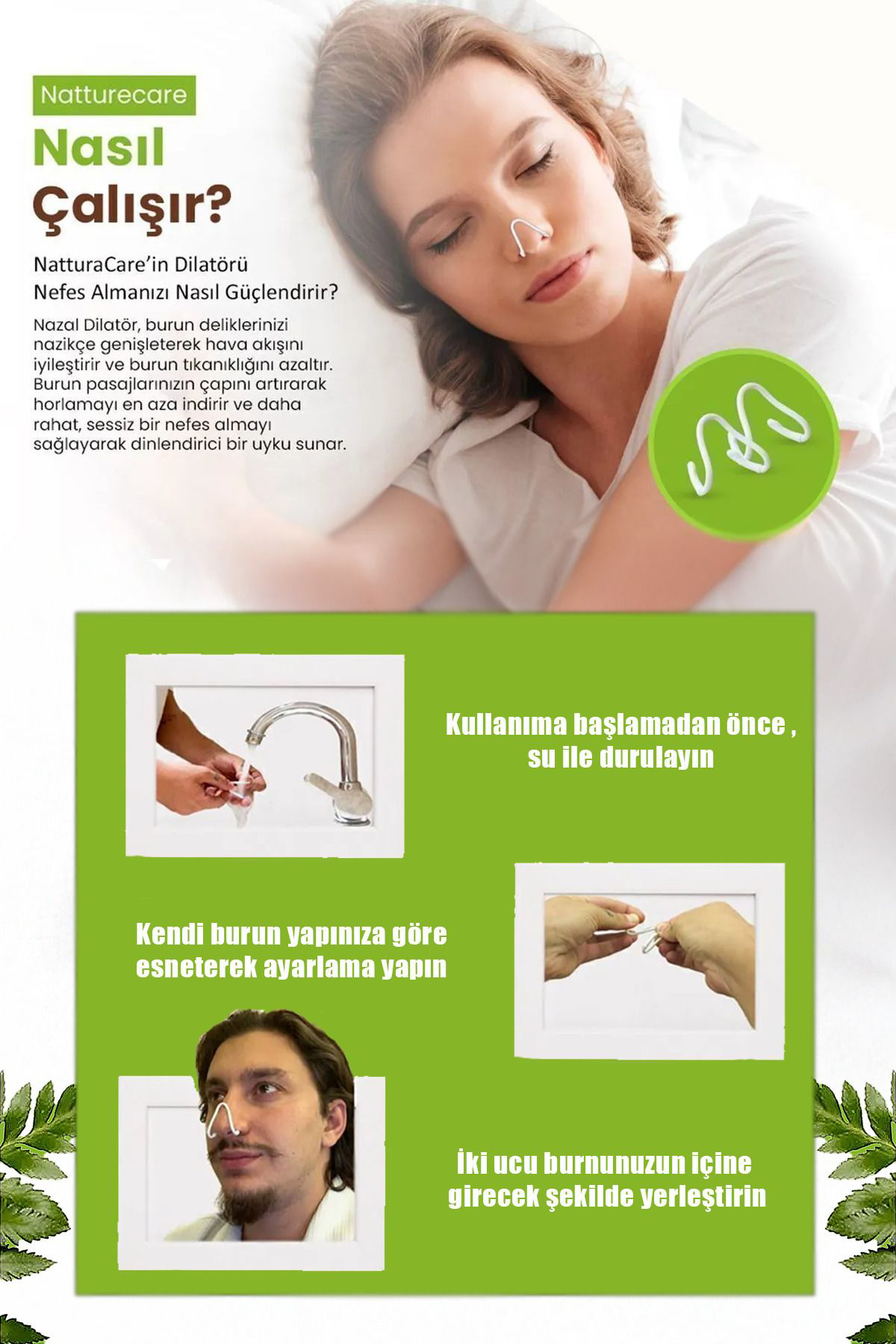 İkili Horlama Önlemeye Yardımcı Nefes Alma Cihazı Anti Horlama Ap