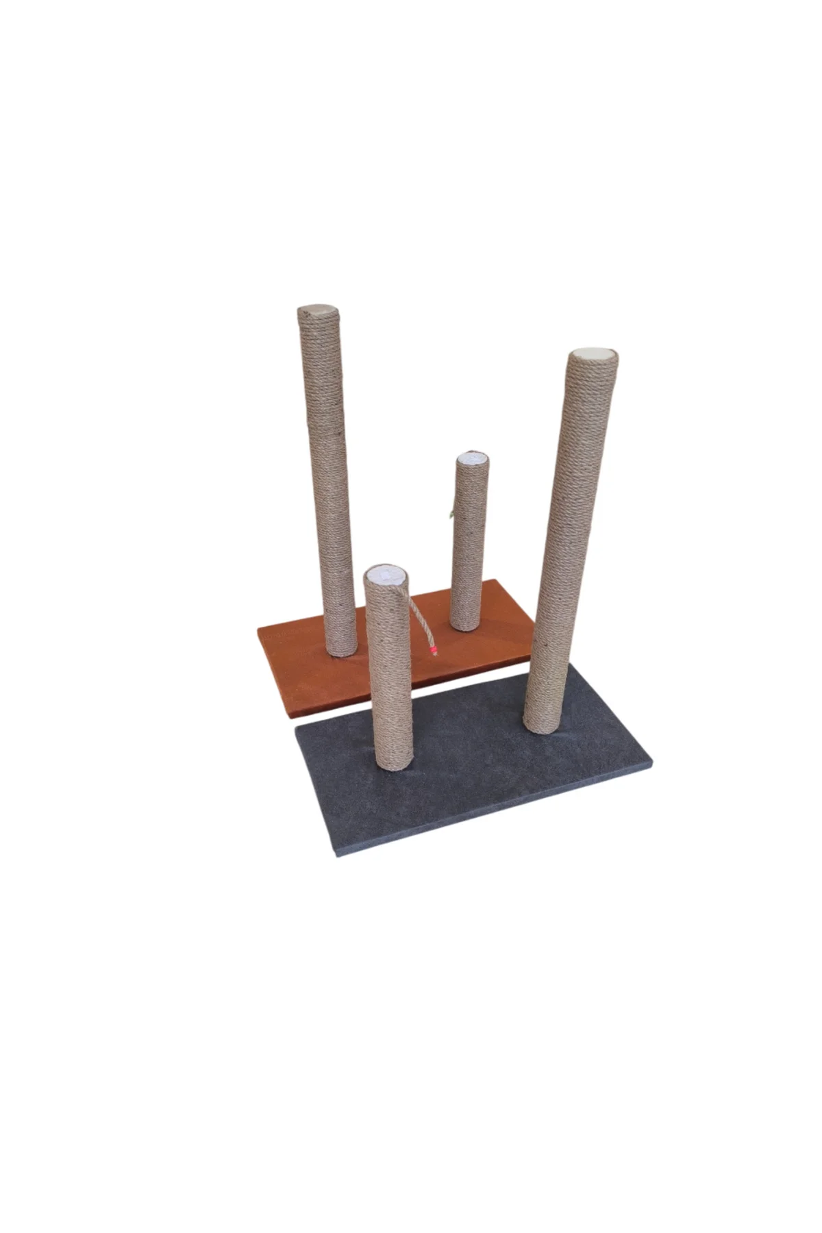 İkili Kedi Tırmalama Tahtası 40 cm - 70 cm Çeşitli Renklerde