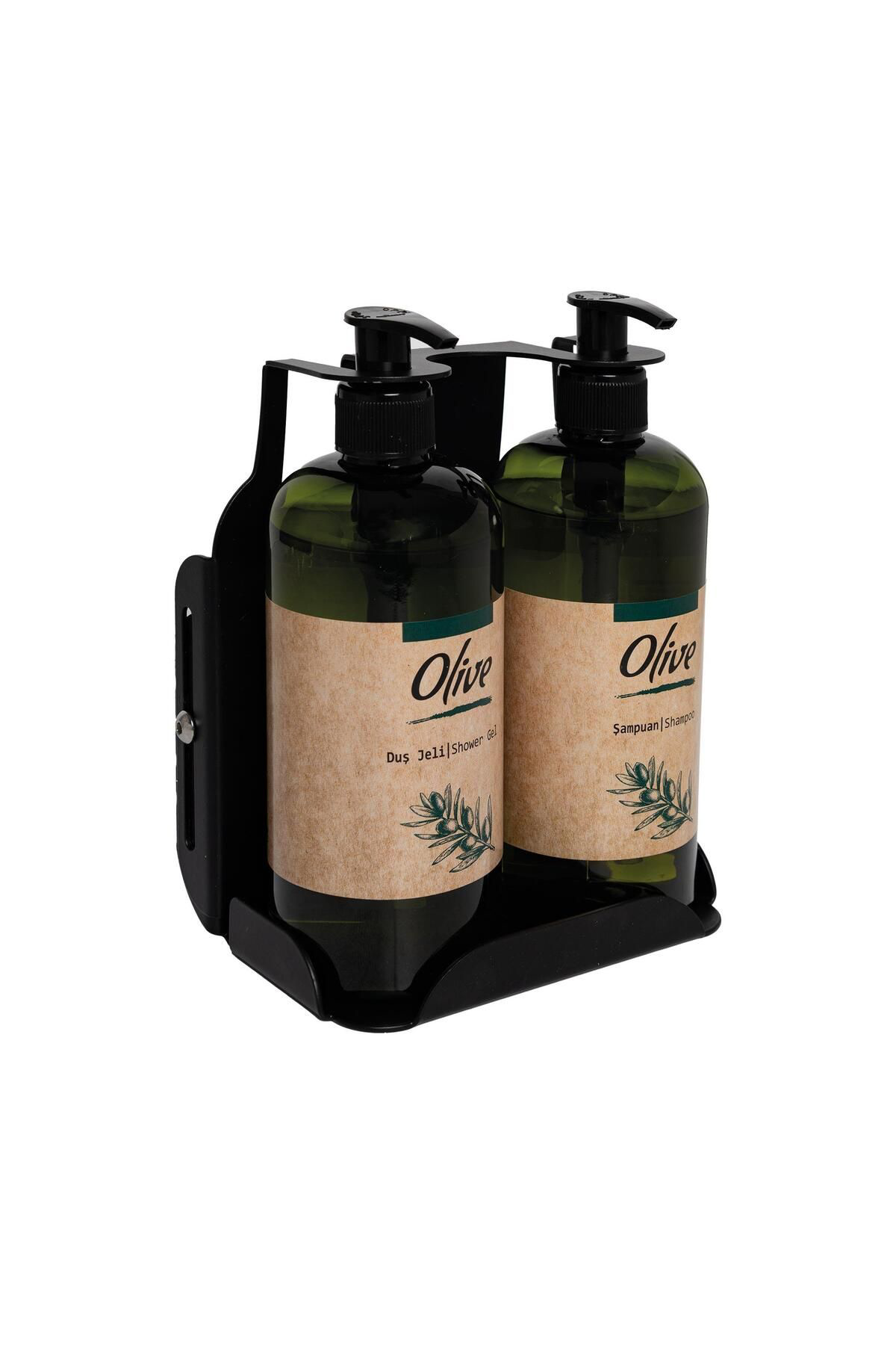 Lifetech İkili Kilitli Dispenser Aparatı Siyah