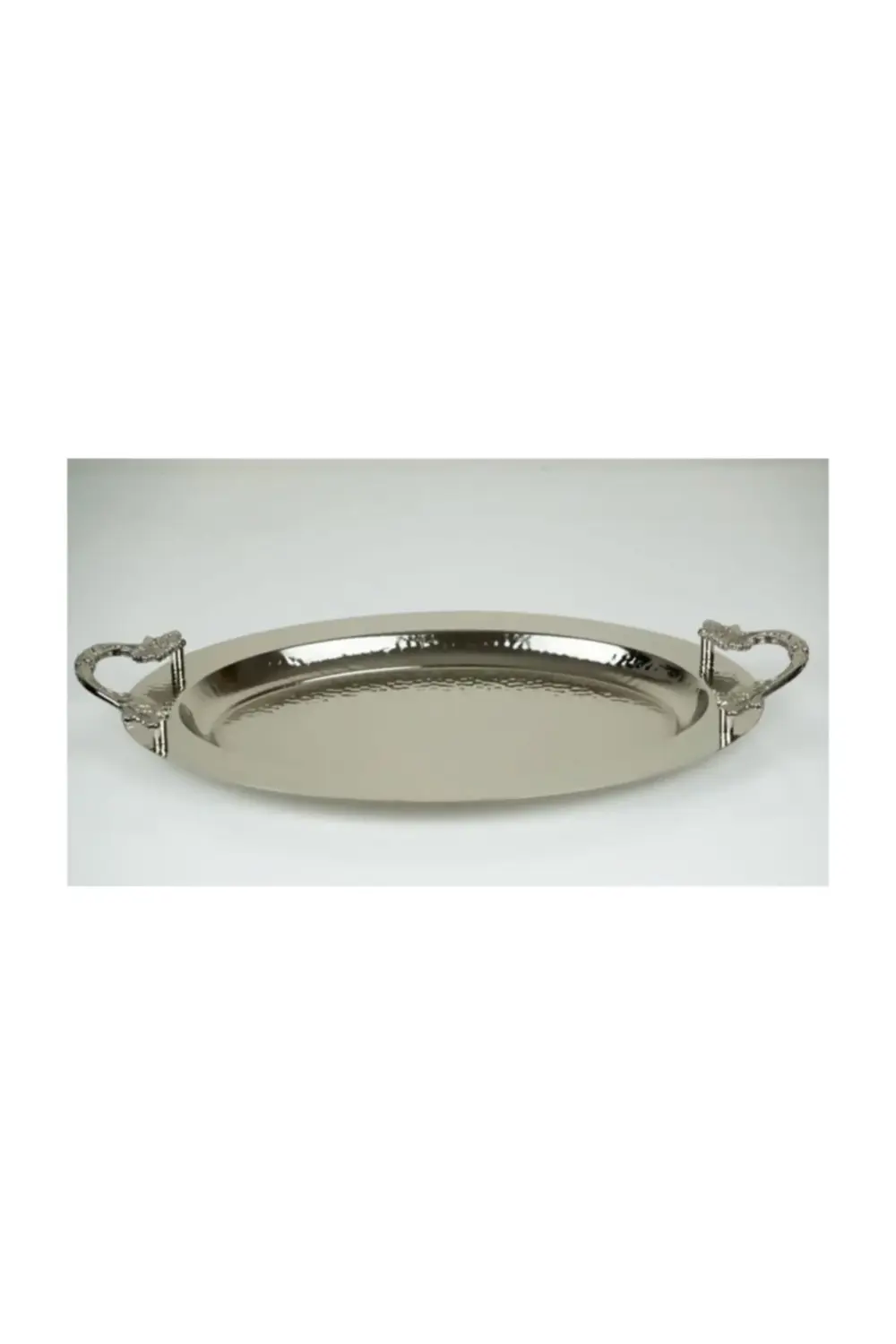 Ikili Oval Dövme Desenli Tepsi Seti Çay Tepsisi