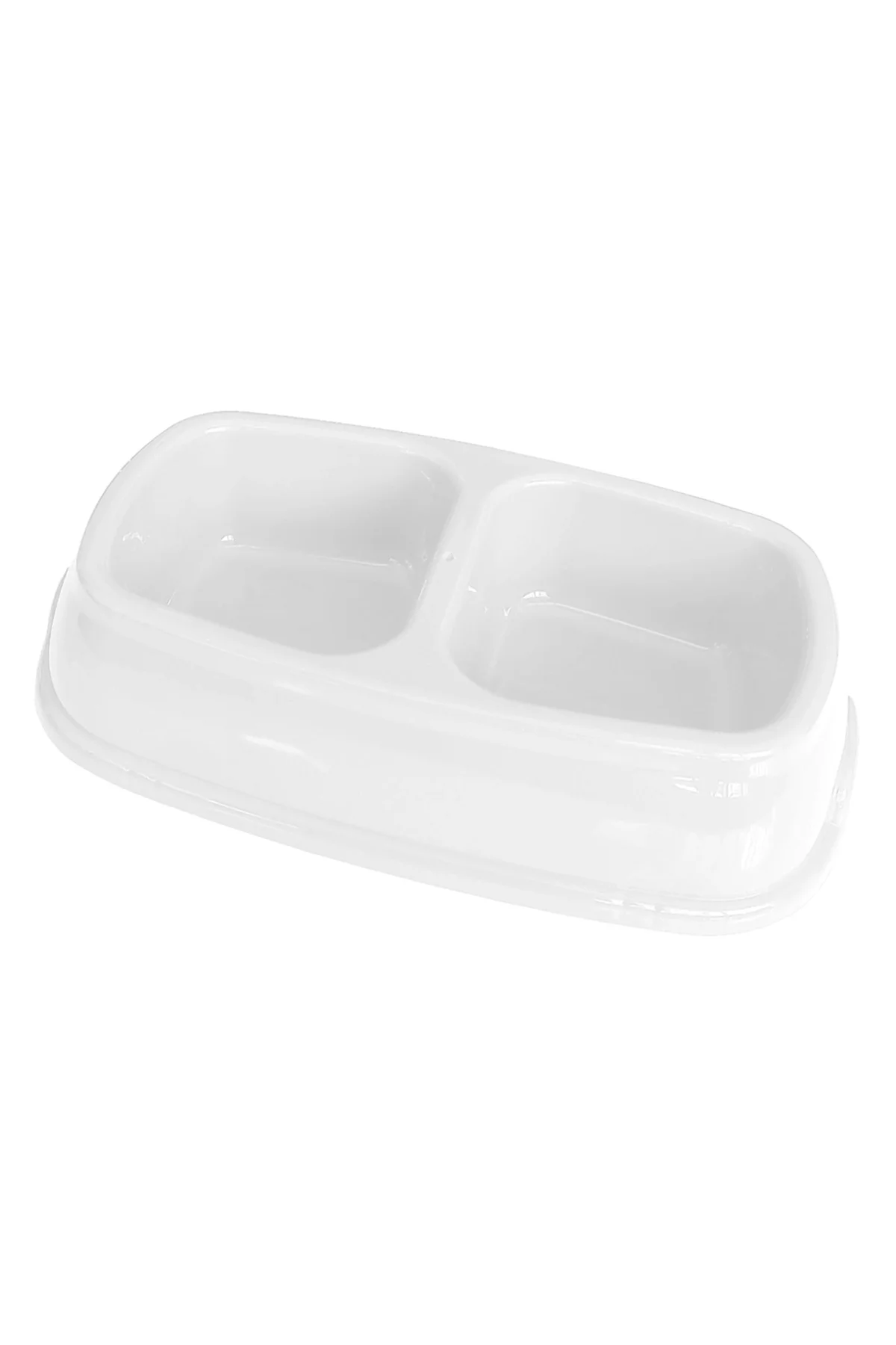 İkili Plastik Ve Su Kabı 500 + 500 Ml Beyaz