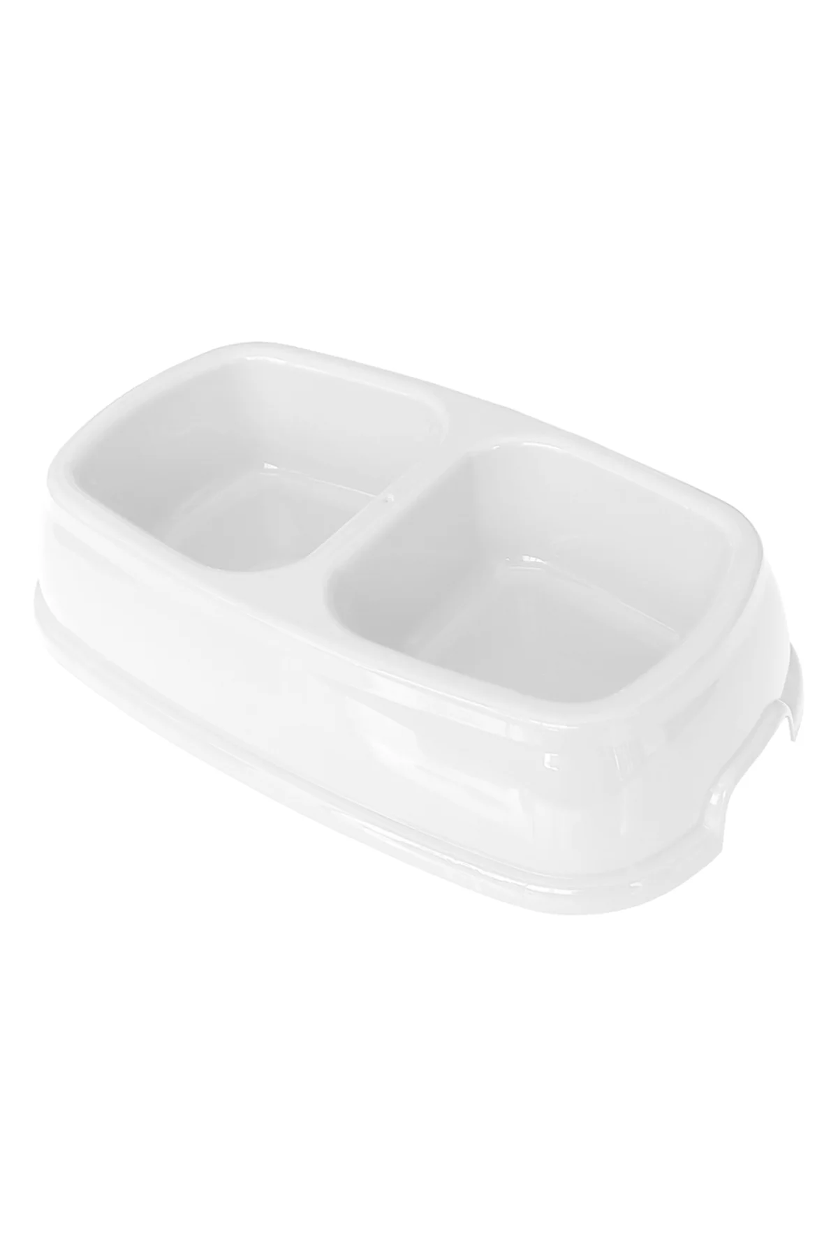 İkili Plastik Ve Su Kabı 500 + 500 Ml Beyaz
