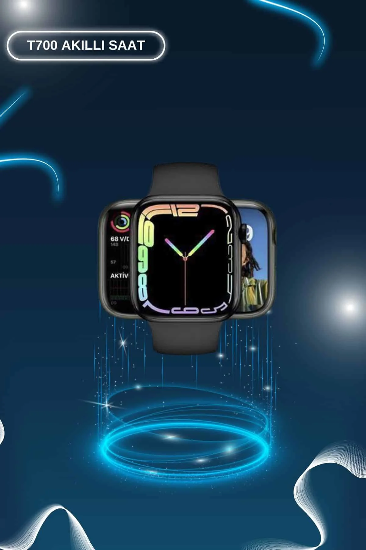 İkili Set Dev Kampanya Ucuz Kulaklık Ucuz Akıllı Saat Gürültü Önl