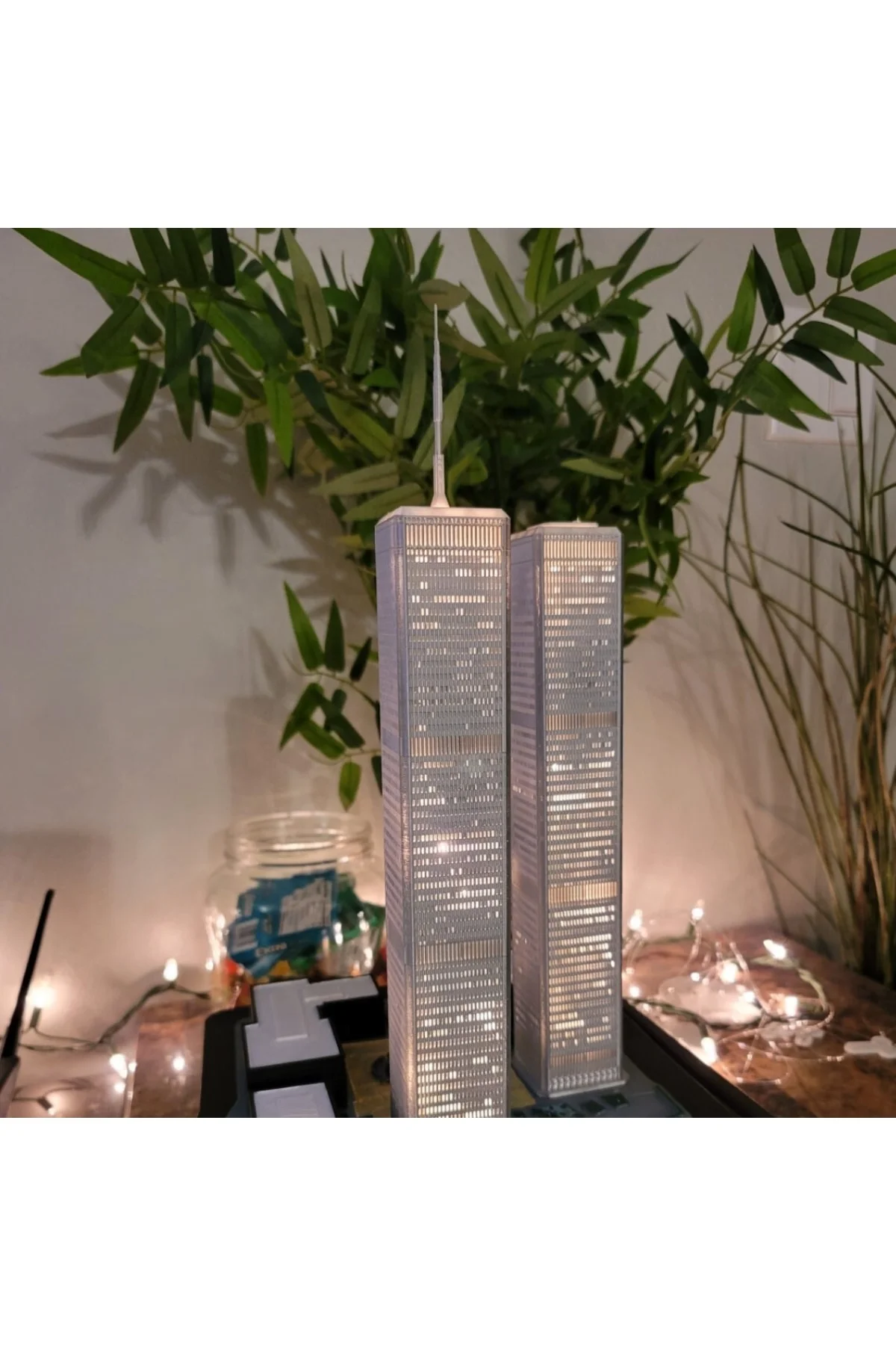 Ikiz Kuleler Twin Towers Işıklı Minyatürü Nyc Dev Boy (2 Adet Kule) Fiyatı, Yorumları ve Özellikleri