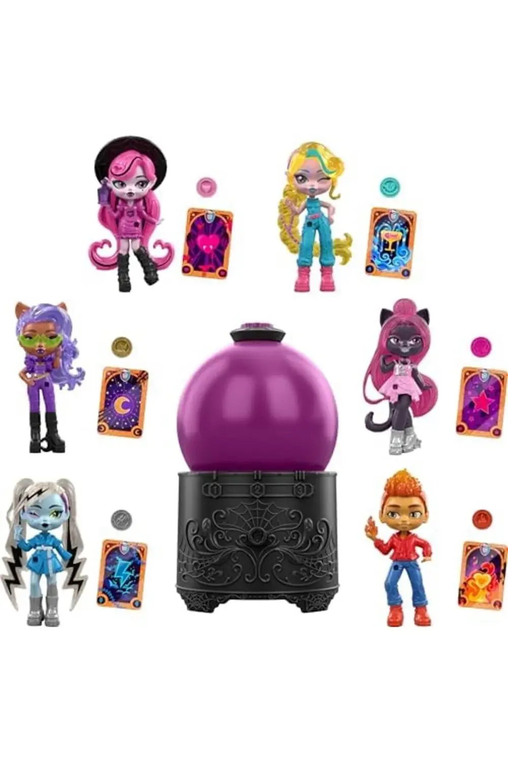 İksirleri Küre mini bebekler, su değişimli 8 cm'lik sürpriz karak