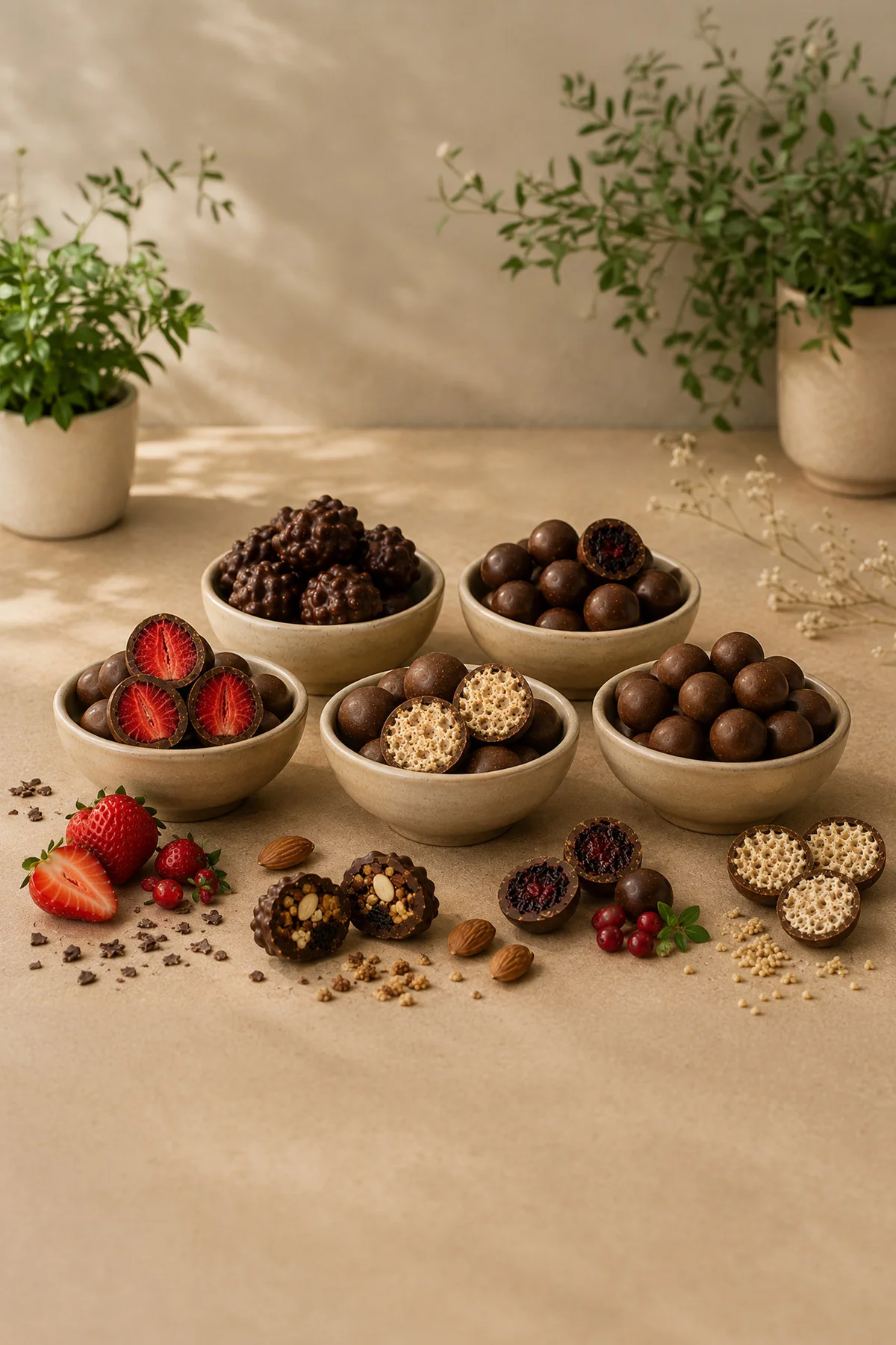 İlave Şekersiz Çikolata 4x50gr - Çilek, Kinoa Patlağı, Turna Yemişi, Dutlu & Bademli Fiyatı, Yorumları ve Özellikleri
