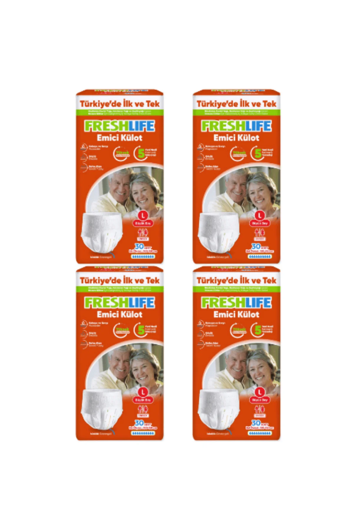 İLBAY - FRESHLİFE EMİCİ KÜLOT L (BÜYÜK BOY) 120 ADET