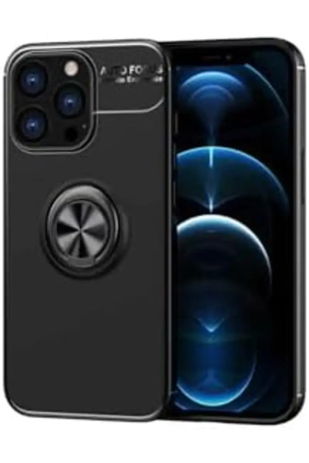 İle Uyumlu iPhone 14 Pro Kılıf Rl Silikon Kapak, Siyah 1125545