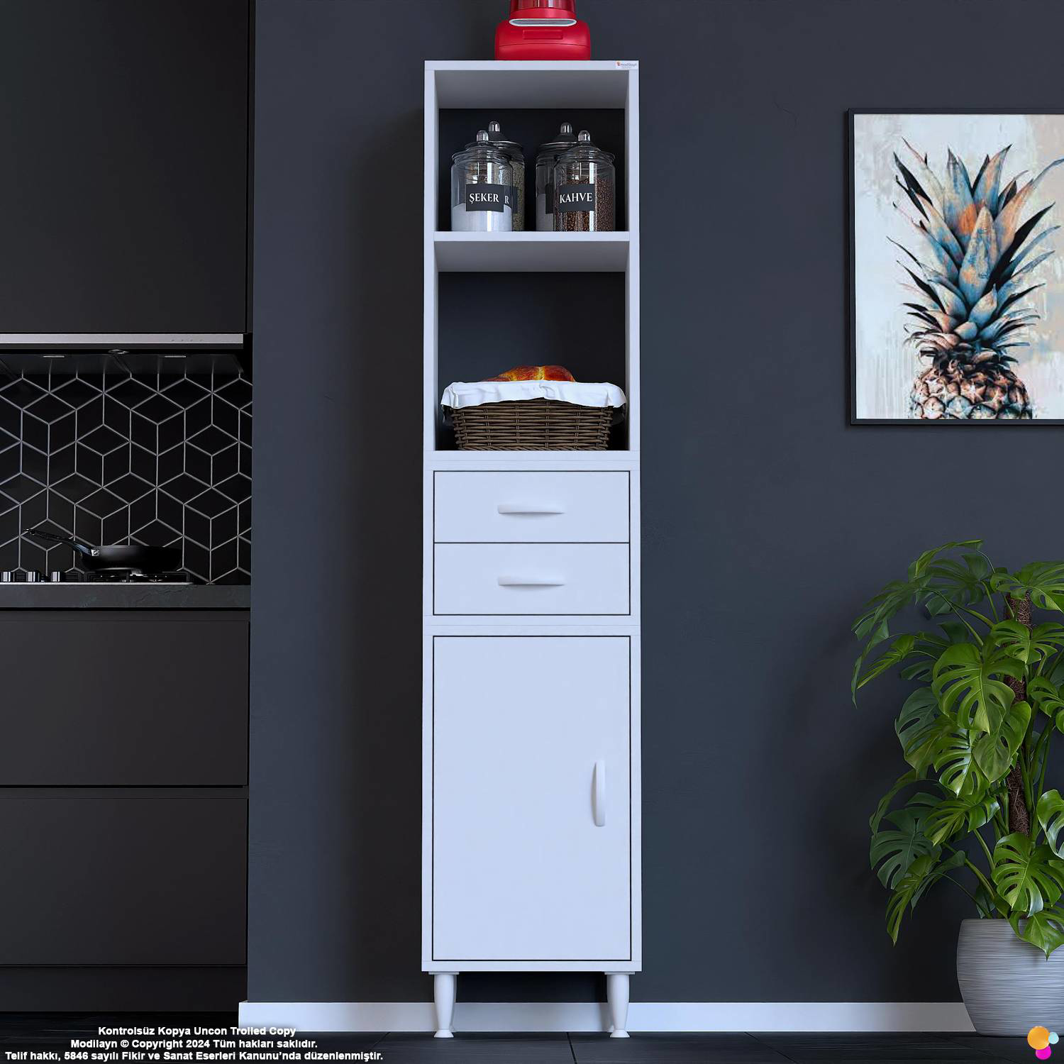 Ilgın 40 cm Kahve Köşesi Çok Amaçlı Mutfak, Bakliyat ve Organizer Ilgın 40 cm Kahve Köşesi Çok Amaçlı Mutfak, Bakliyat ve Organizer - Görsel 3