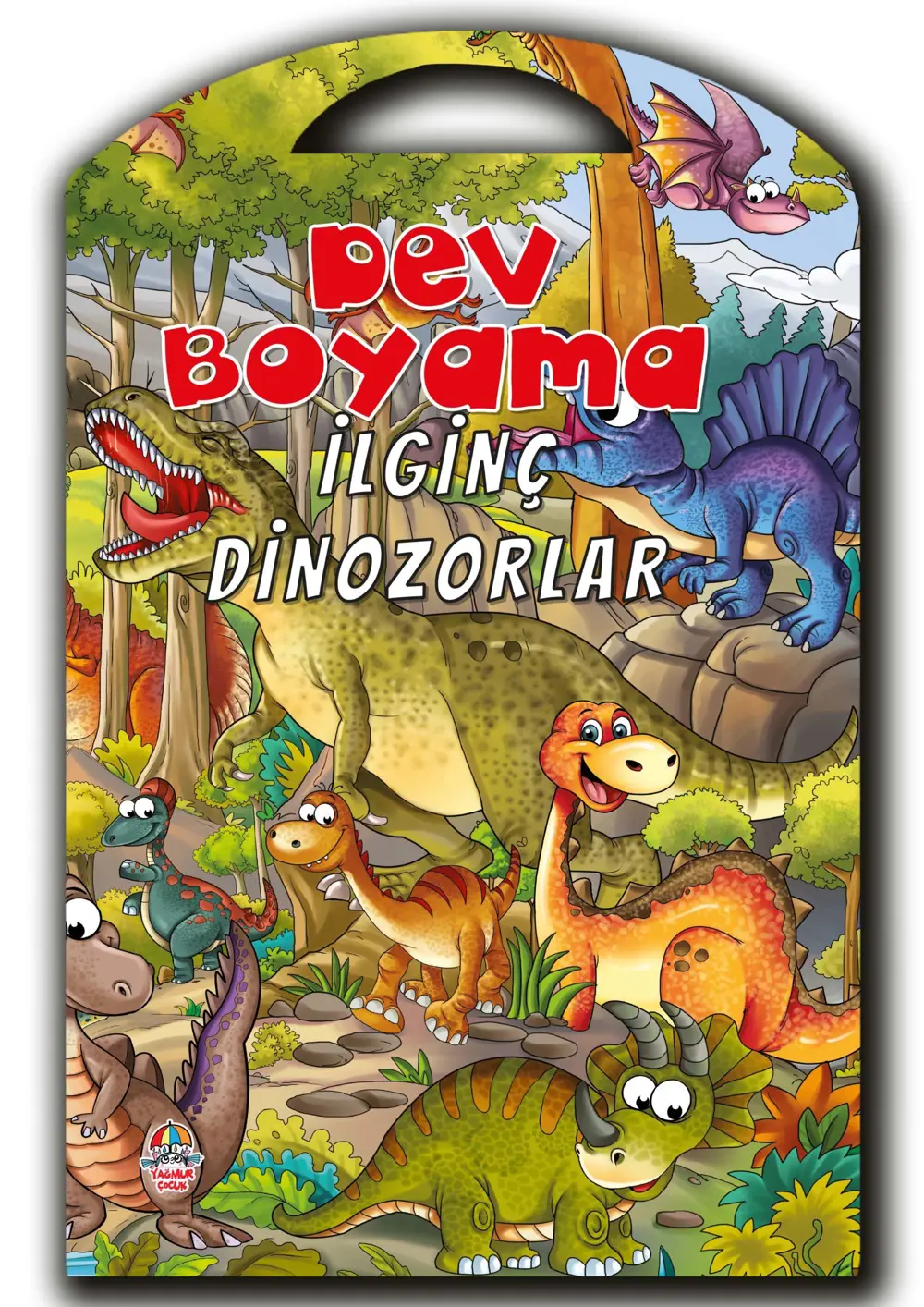 İlginç Dinozorlar-Dev Boyama Posteri