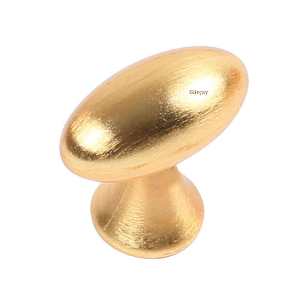 Gürçay Hırdavat İlıca Kulp Mat Altın Düğme (2 Adet)