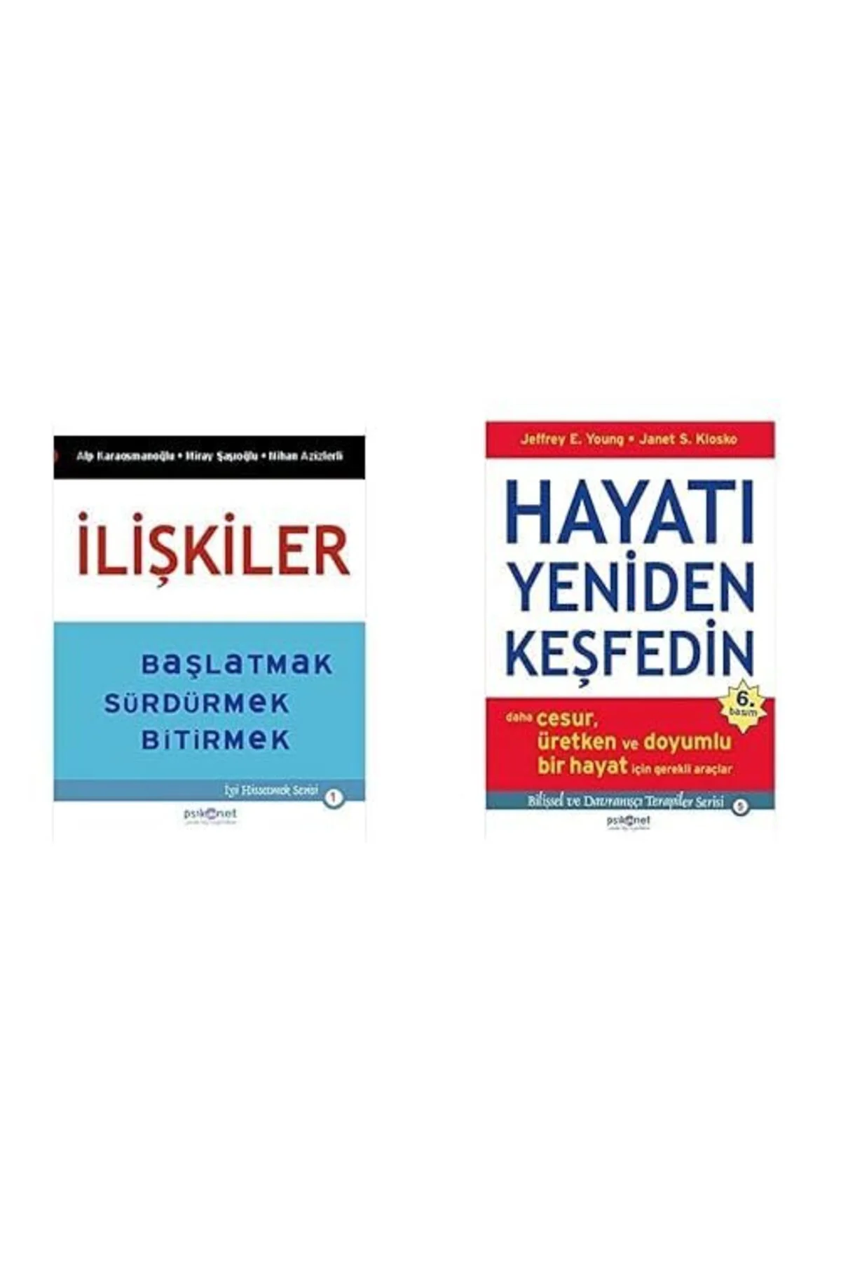 iliskiler + hayati yeniden kesfetmek=(2 kitap)
