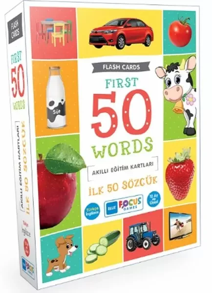İlk 50 Sözcük - Akıllı Eğitim Kartları