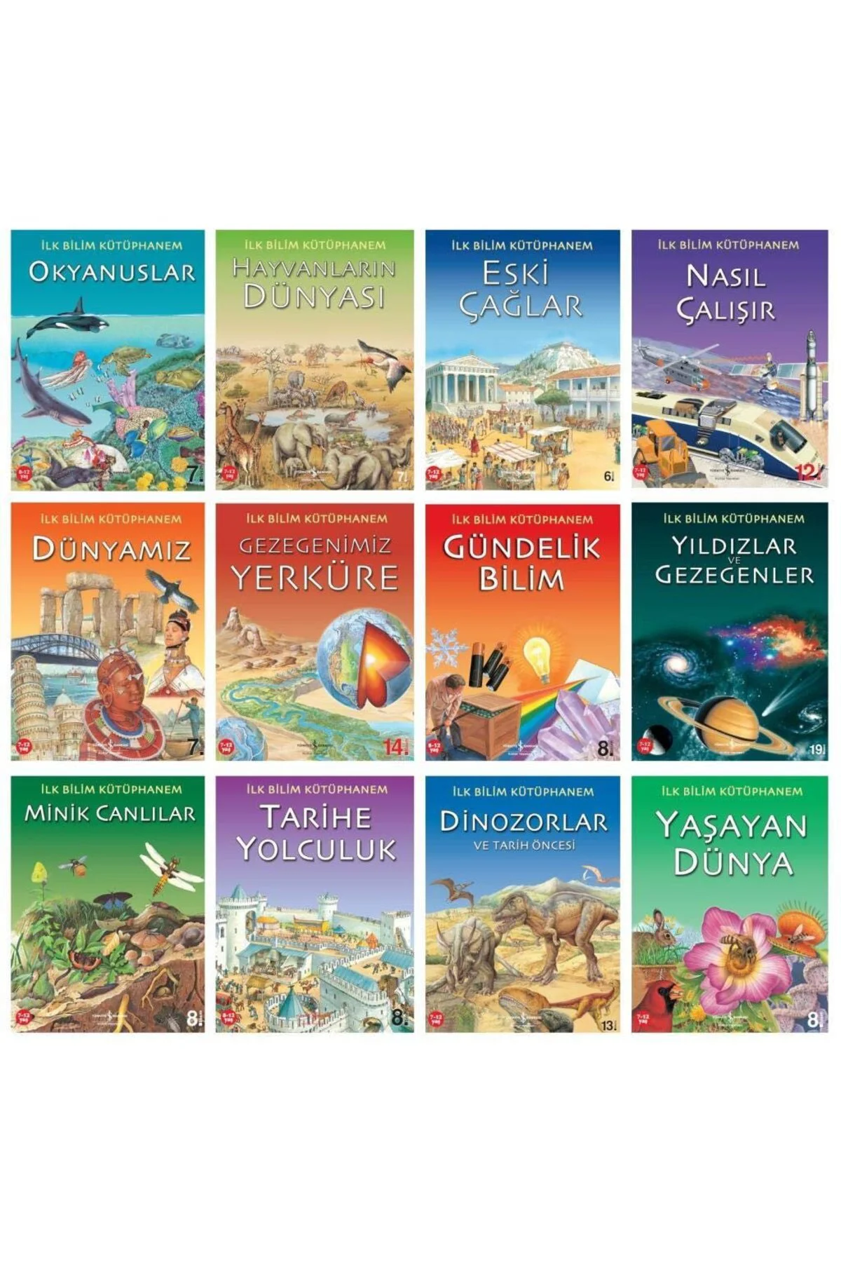 ilk bilim kutuphanem seti=(12kitap)