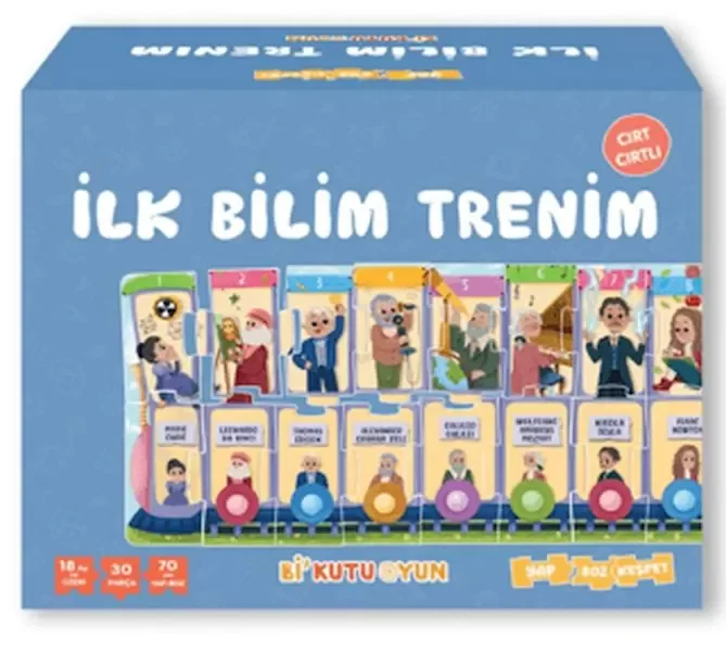 İlk Bilim Trenim - Cırt Cırtlı Yapboz ve Kitap Seti Fiyatı, Yorumları ve Özellikleri