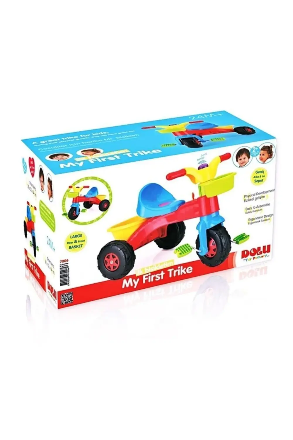 Ilk Bisikletim Kırmızı 7006