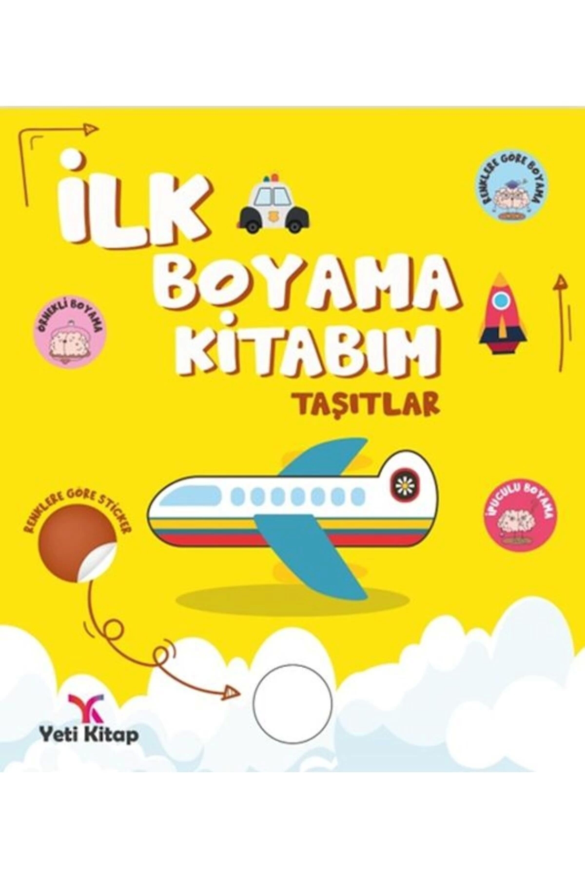 Yeti Kitap İlk Boyama Kitabım Taşıtlar