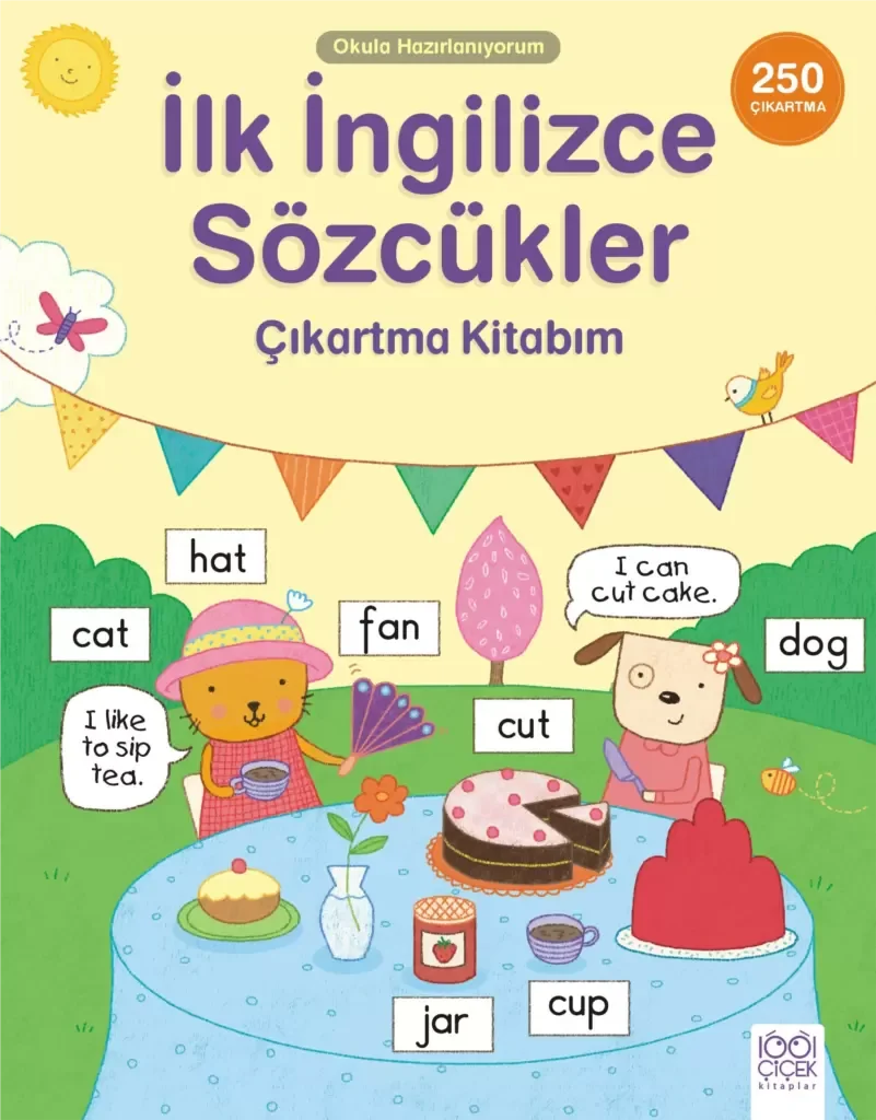 İlk İngilizce Sözcükler Çıkartma Kitabım- 250 Çıkartma Fiyatı, Yorumları ve Özellikleri