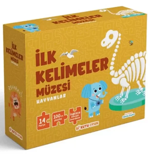 İlk Kelimeler Müzesi - Hayvanlar (İngilizce Destekli Kitap ve Yapboz Seti) Fiyatı, Yorumları ve Özellikleri