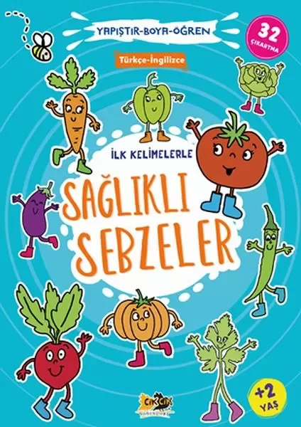 İlk Kelimelerle Sağlıklı Sebzeler Yapıştır-Boya-Öğren Fiyatı, Yorumları ve Özellikleri
