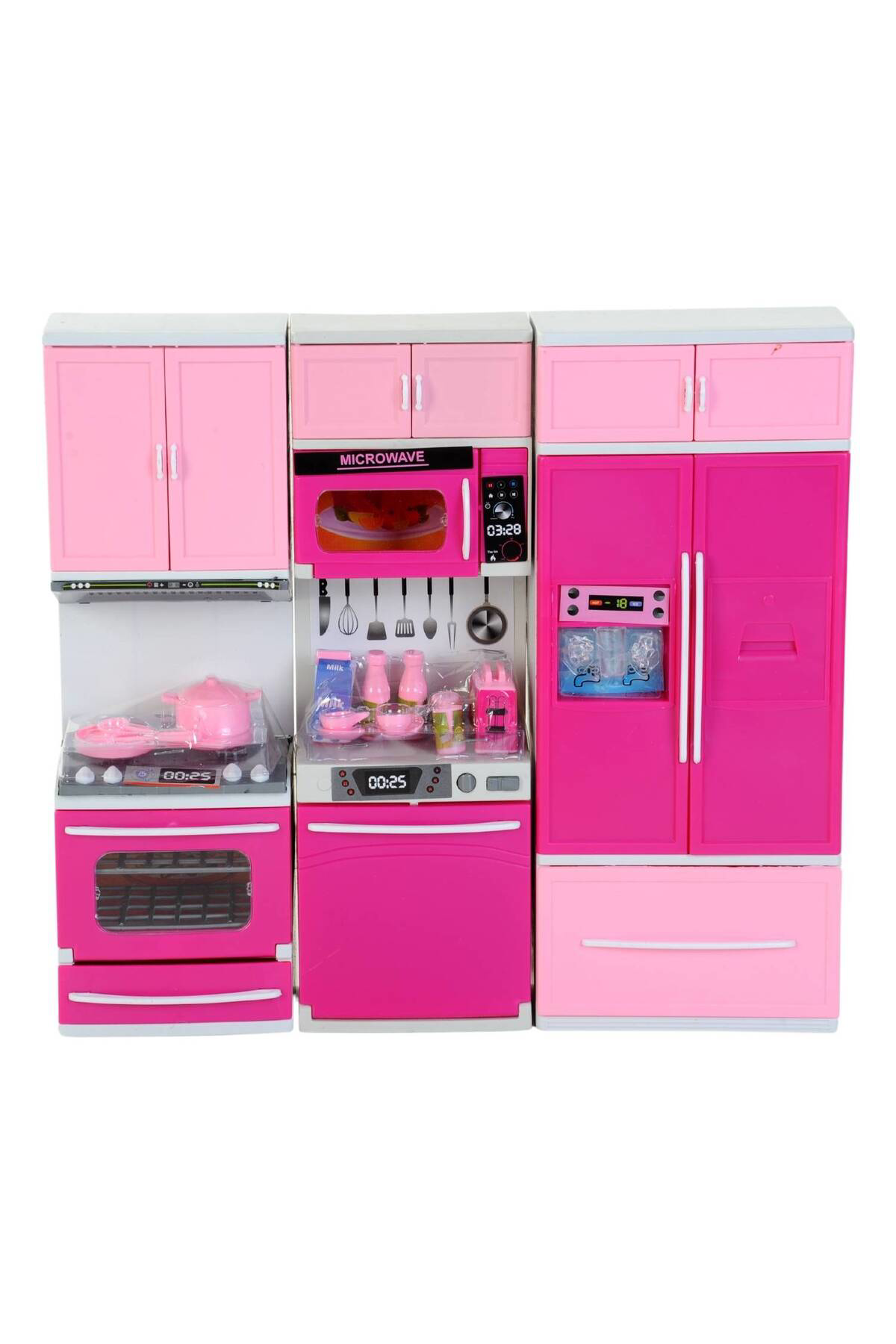 Oydaş Oyuncak İlk Mutfak Setim Bebekli 3 Lü Set