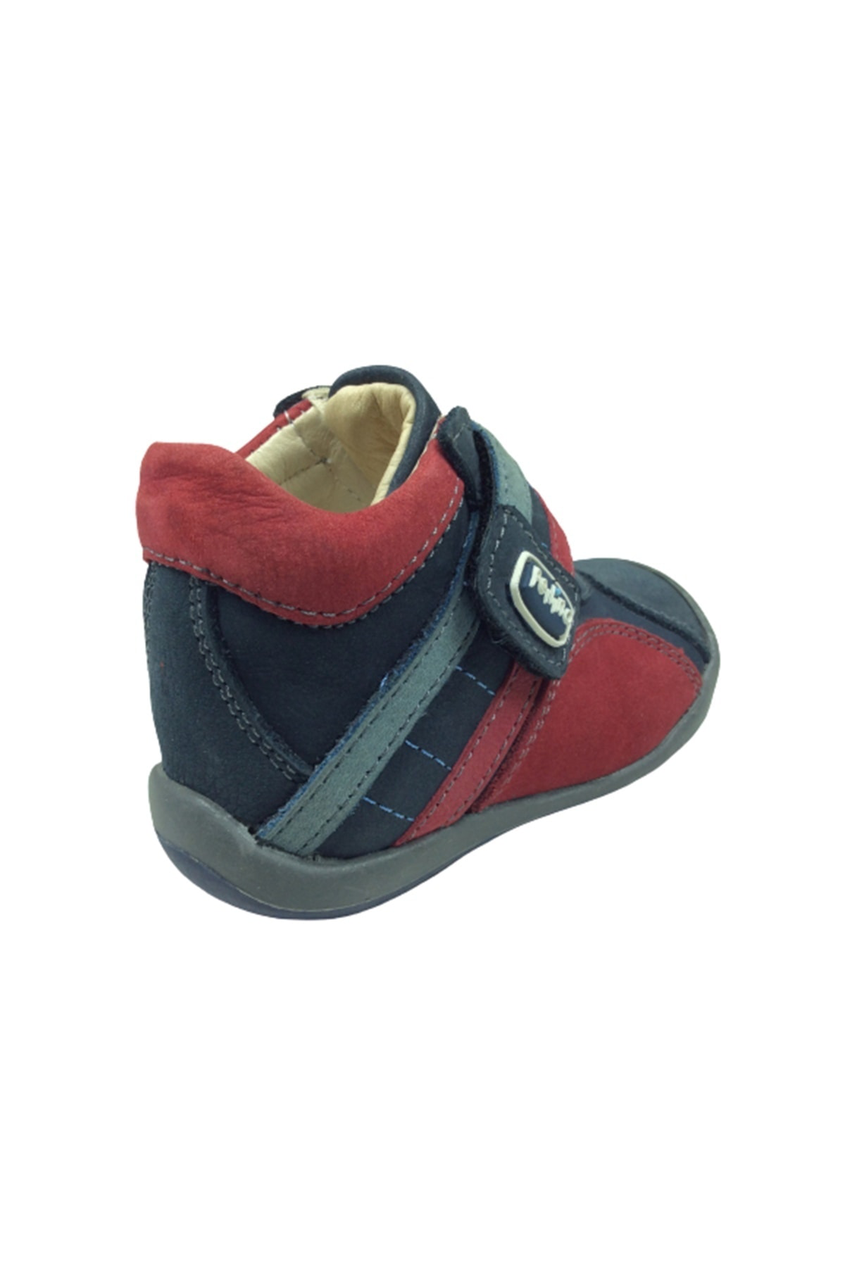 Ilkadım Erkek Çocuk Bot Lacivert Kalın Tek Cırtlı 153-1 Klt Deri