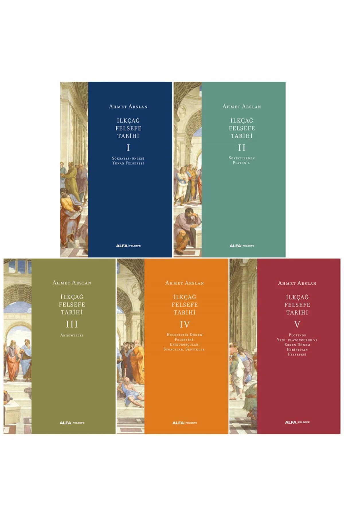 Ilkçağ Felsefe Tarihi 5 Kitap Set - Ahmet Arslan