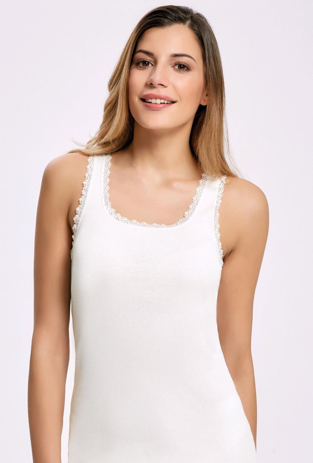 İLKE 245 BAYAN KAŞKORSE GENİŞ ASKILI ATLET 6 ADET