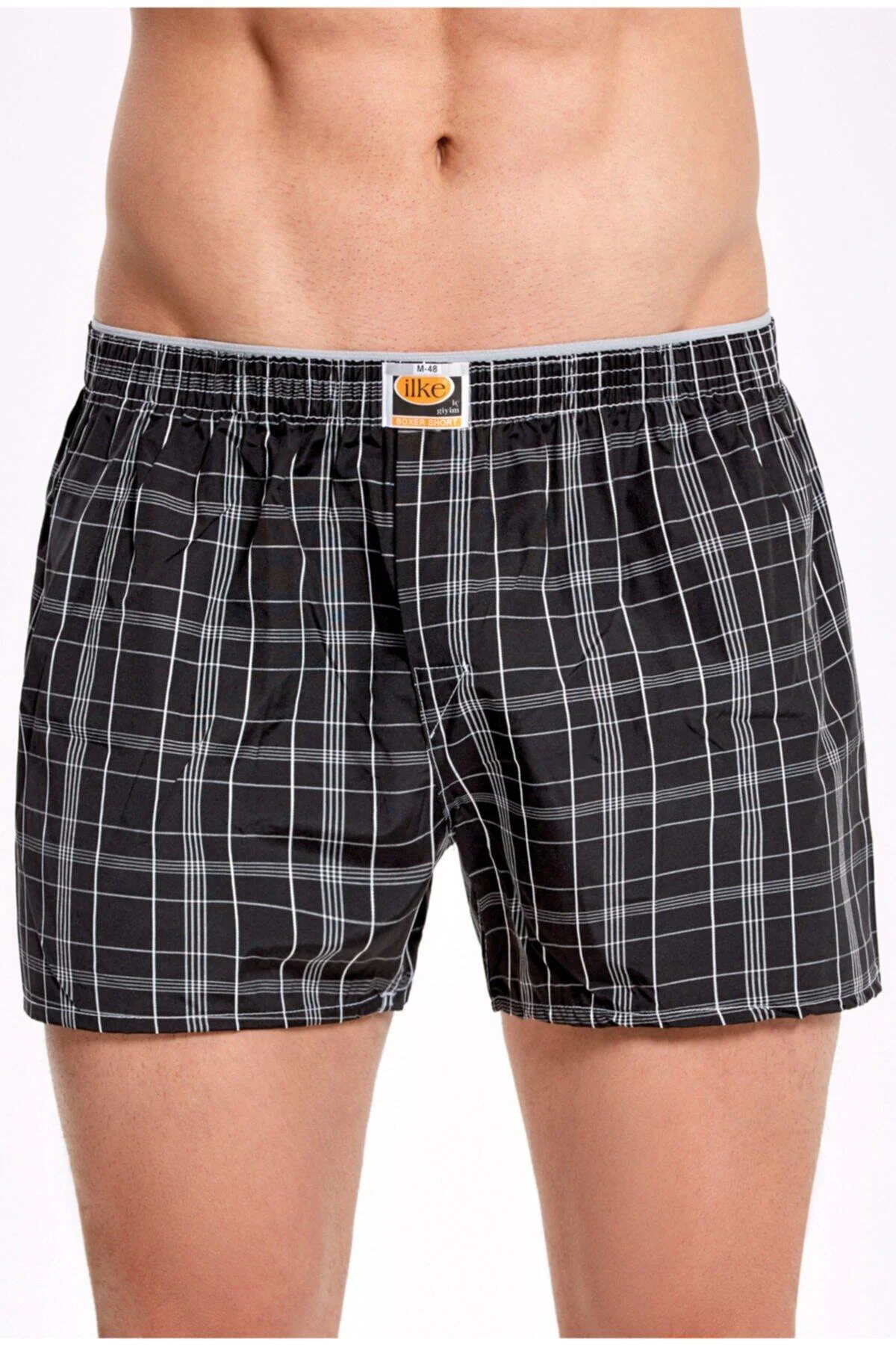 İlke Erkek Poplin Boxer 002 - 6 Adet