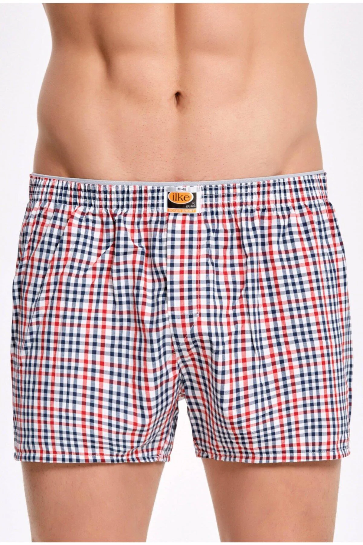 İlke Erkek Poplin Boxer 002 - 6 Adet