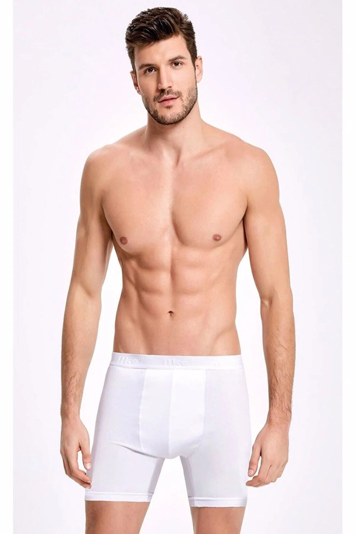 İlke Erkek Uzun Likralı Boxer 005 - 6 Adet
