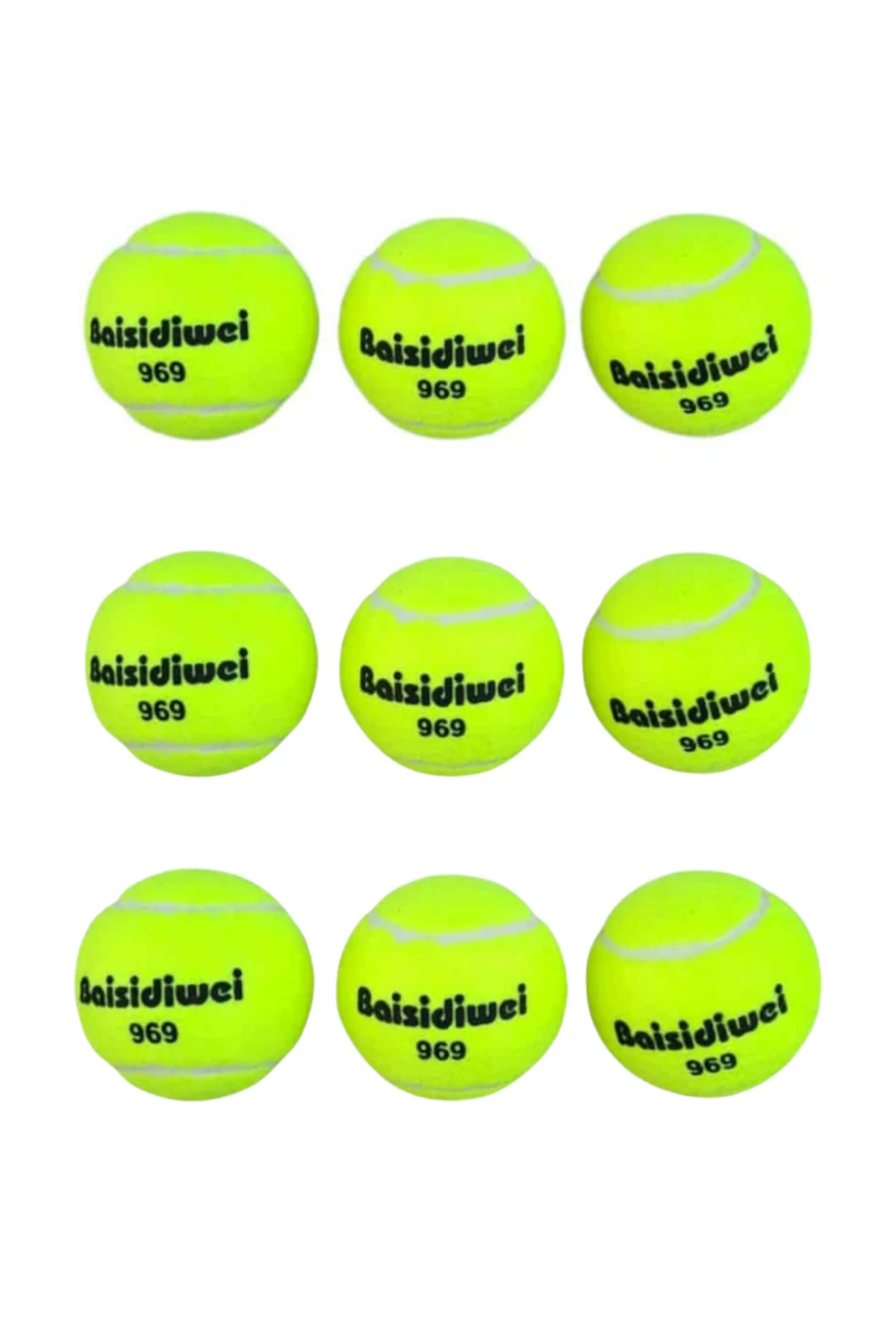 ILKESHOP Tenis Topu 9’lu Set Antrenman ve Maç İçin (141254) Dayanıklı Toplar