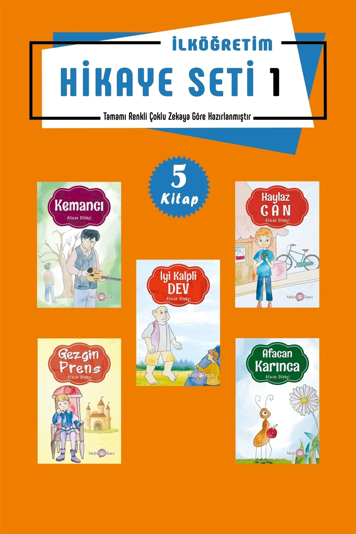 Ilköğretim Hikaye Seti 1 - 5 Kitap -