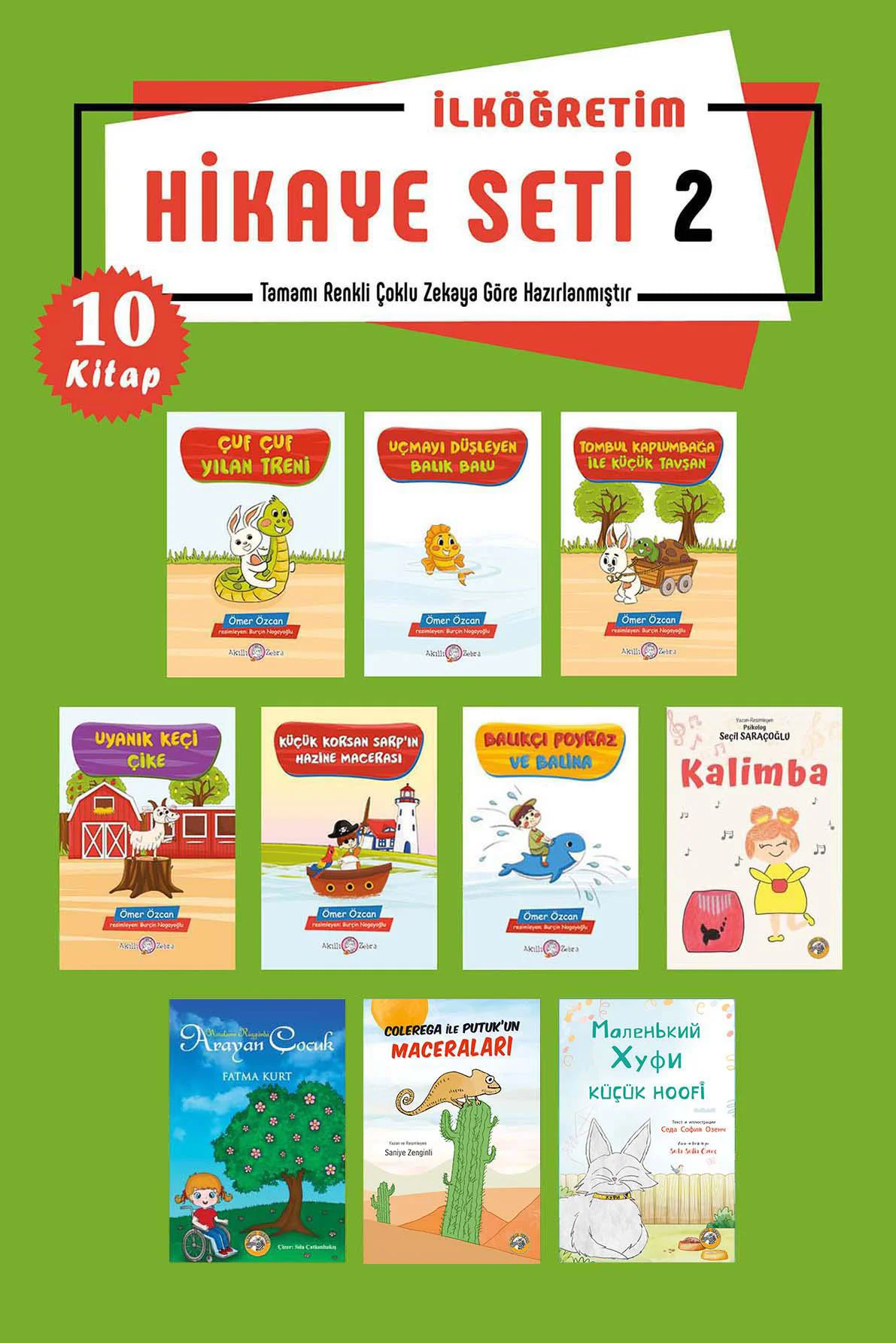 Ilköğretim Hikaye Seti 2 - 10 Kitap -