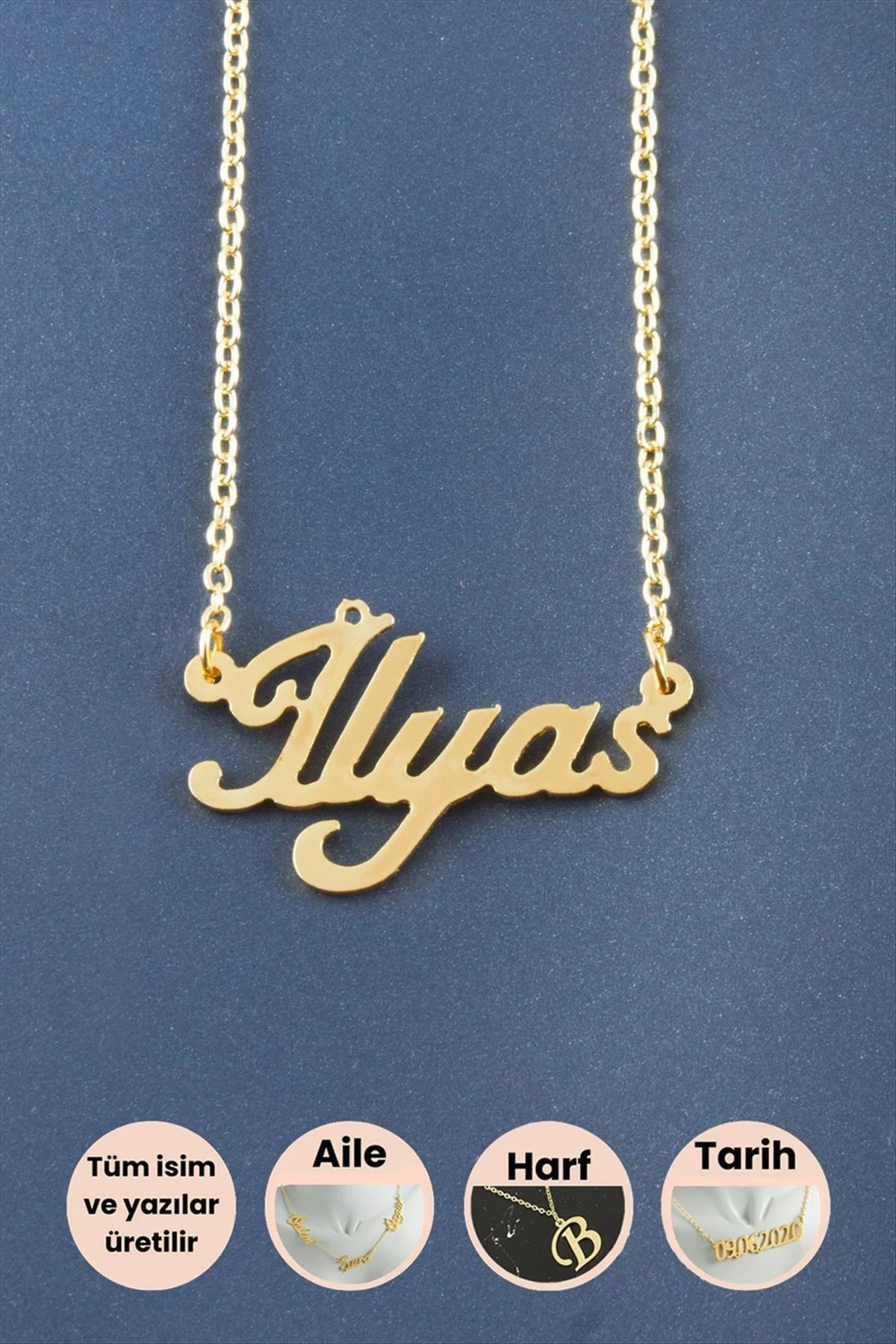 İlyas İsimli Kolye