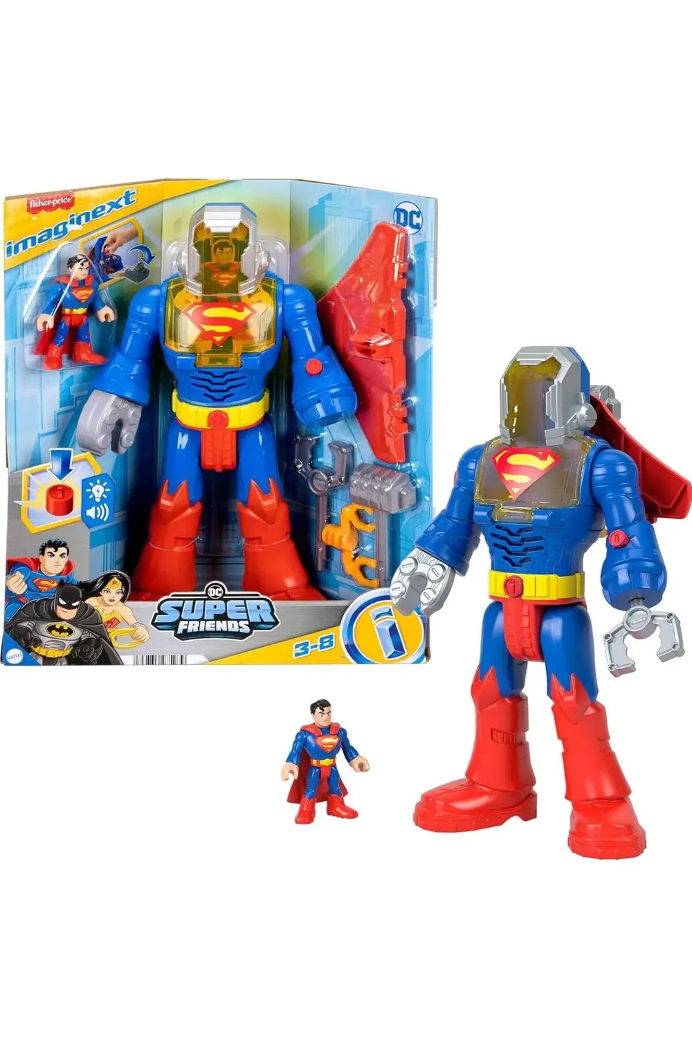 Imaginext DC Super Friends™ Superman™ Insider ve Exo Kostümü Imag