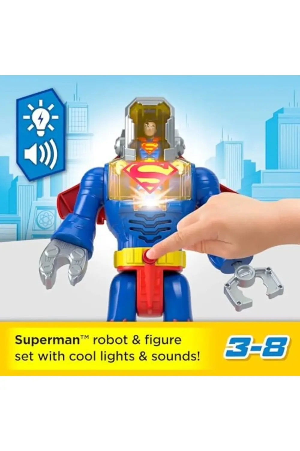 Imaginext DC Super Friends™ Superman™ Insider ve Exo Kostümü Imag