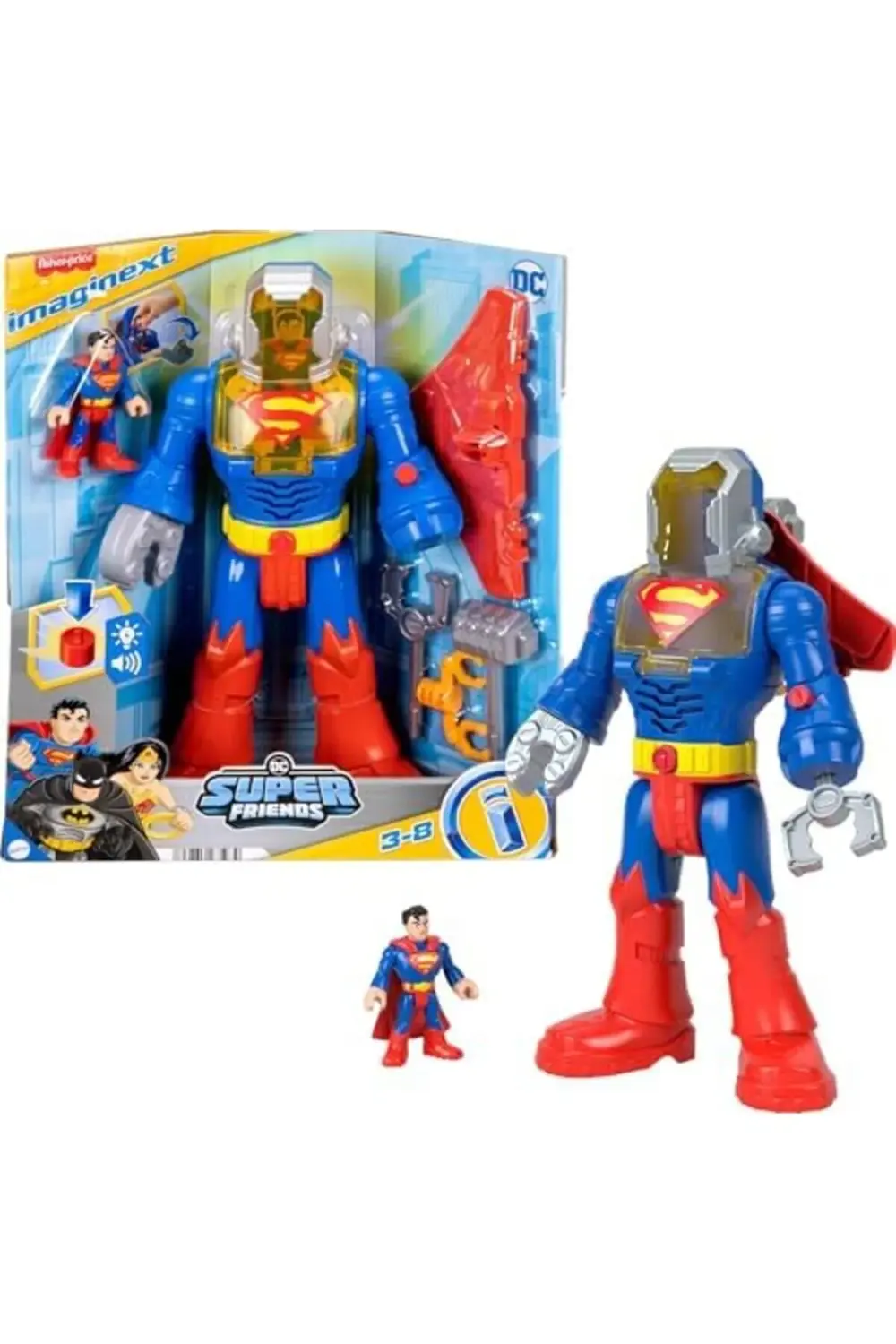 Imaginext DC Super Friends™ Superman™ Insider ve Exo Kostümü Imag