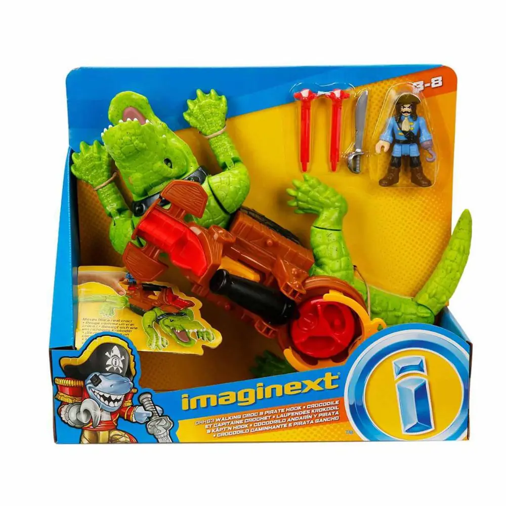 Imaginext Yürüyen Timsah ve Korsan Hook DHH63