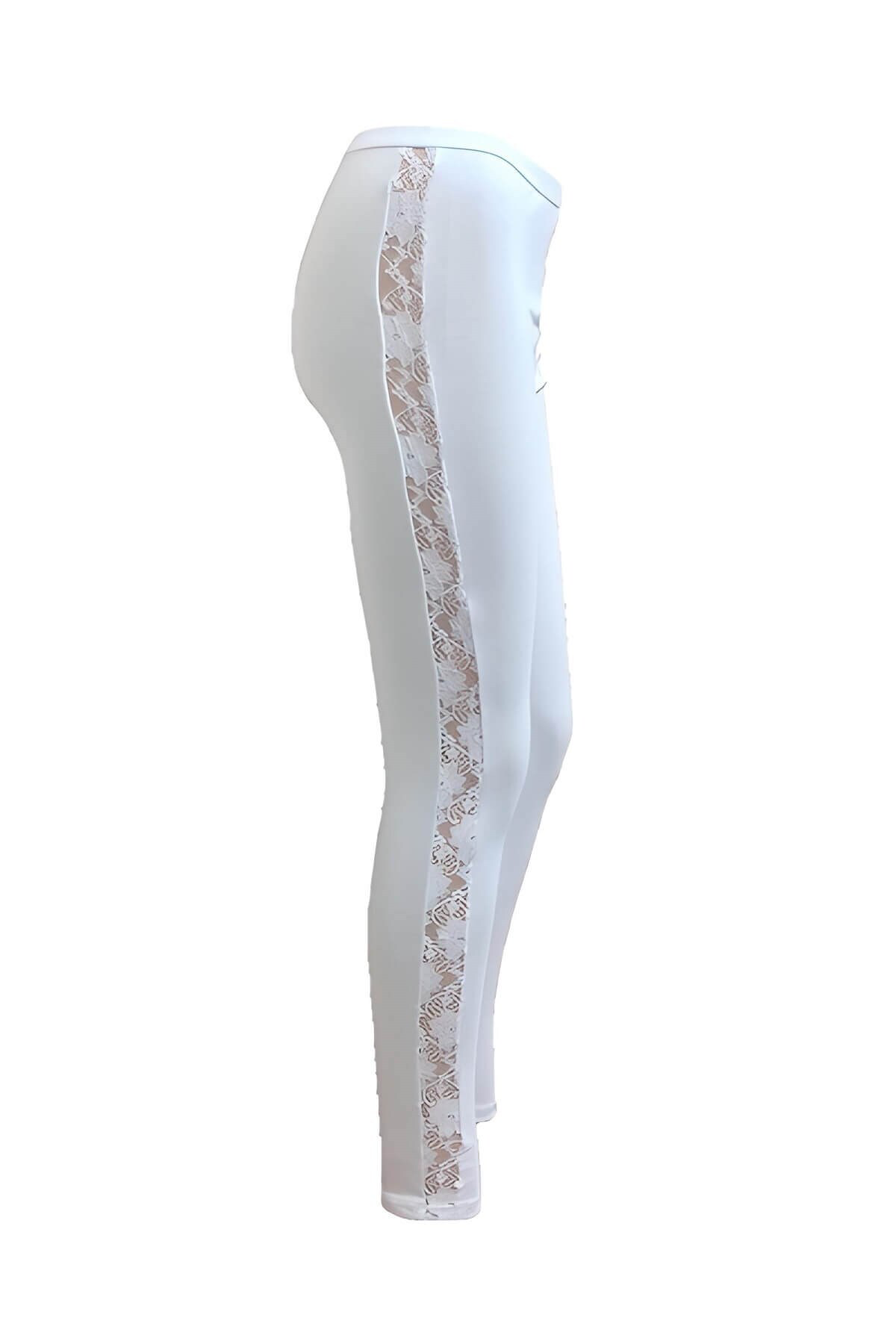 İmer Çamaşır İmer 4359 Kadın Modal Dantel Detaylı Uzun Tayt