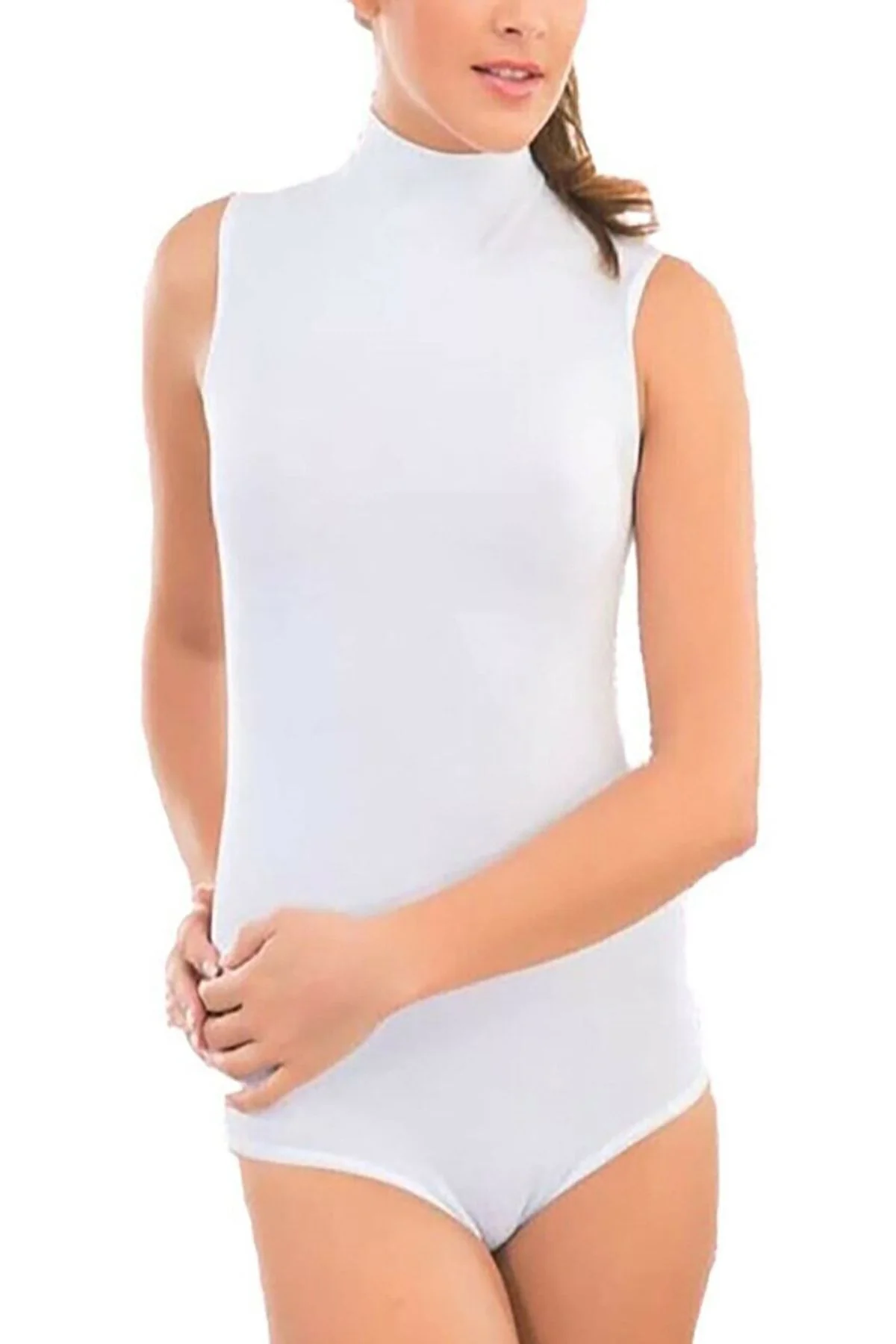 Imer Balıkçı Yaka Kolsuz Çıtçıtlı Badi 9254