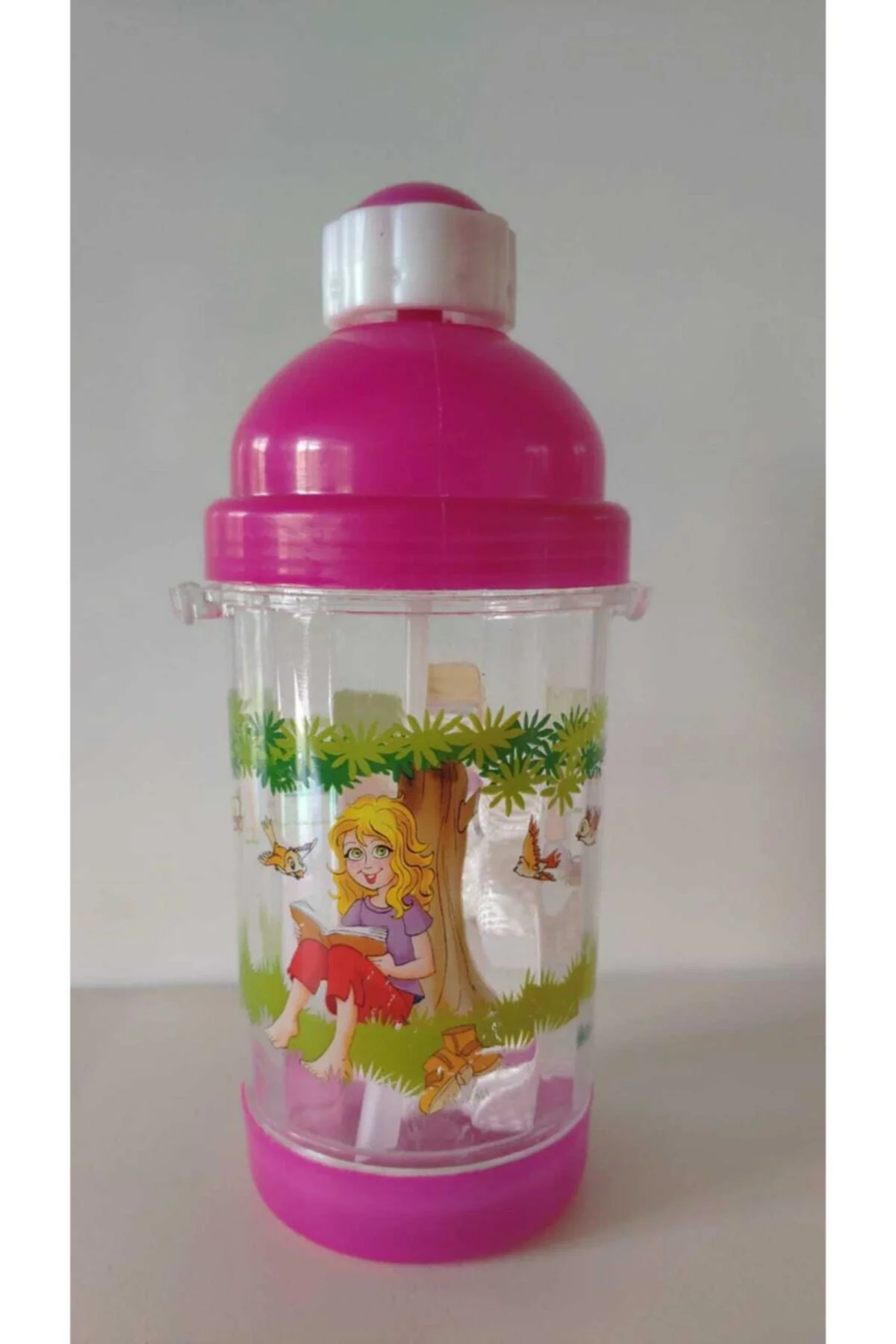 İmma 517 Kristal Matar Suluk Pembe