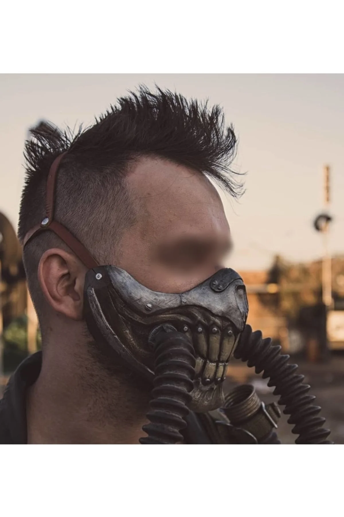 Immortan Joe Ölümsüzü Joe Maskesi Mad Max (HORTUMLAR DAHİL)