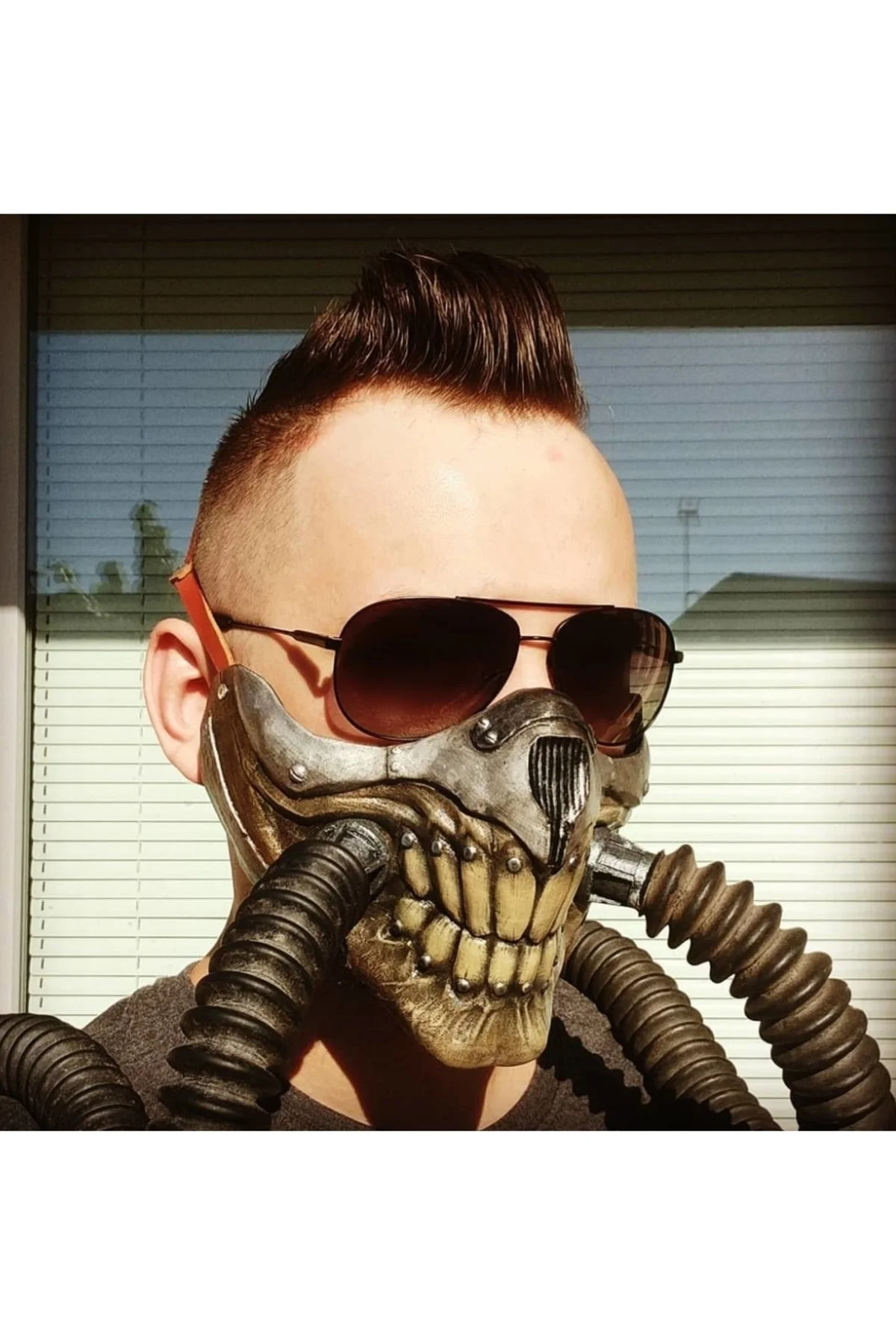 Immortan Joe Ölümsüzü Joe Maskesi Mad Max (HORTUMLAR DAHİL)