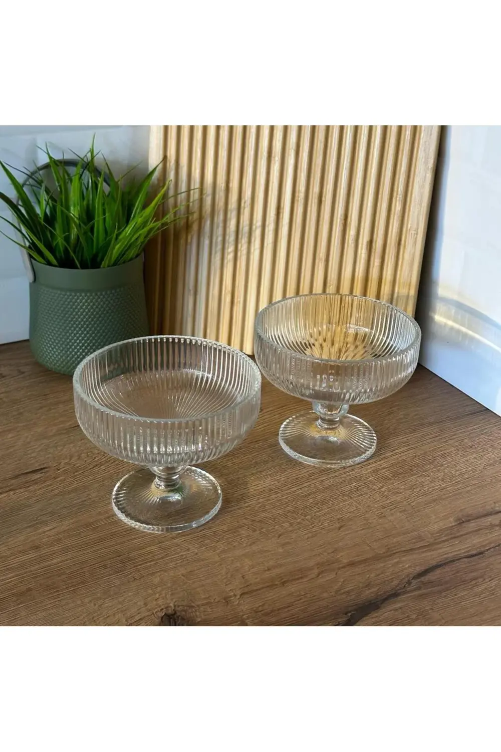 İmola Şeffaf 2 Li Bardak ve Şekerlik 310 ML